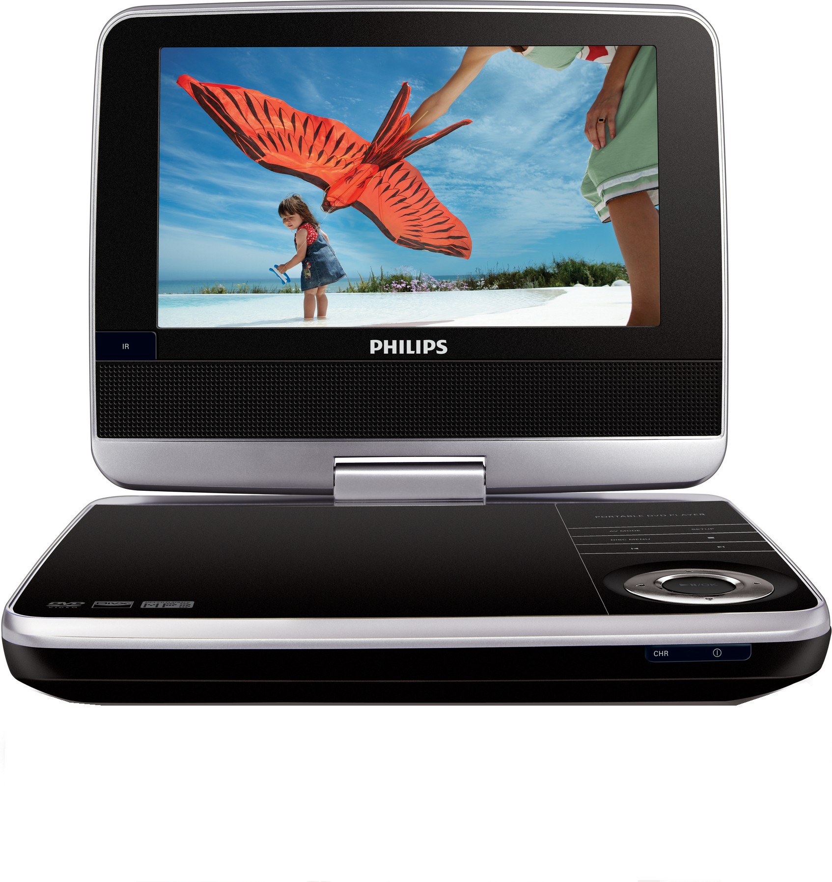 Philips 7" B&auml;rbar DVD-spelare PD7020