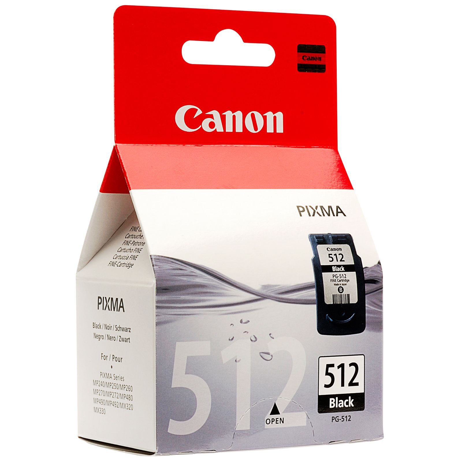 Canon blækpatron - PG-512, sort