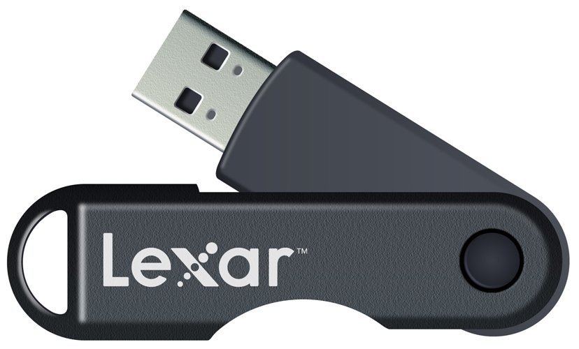 Lexar USB 32GB JumpDrive Twist Turn černý - USB flash disk