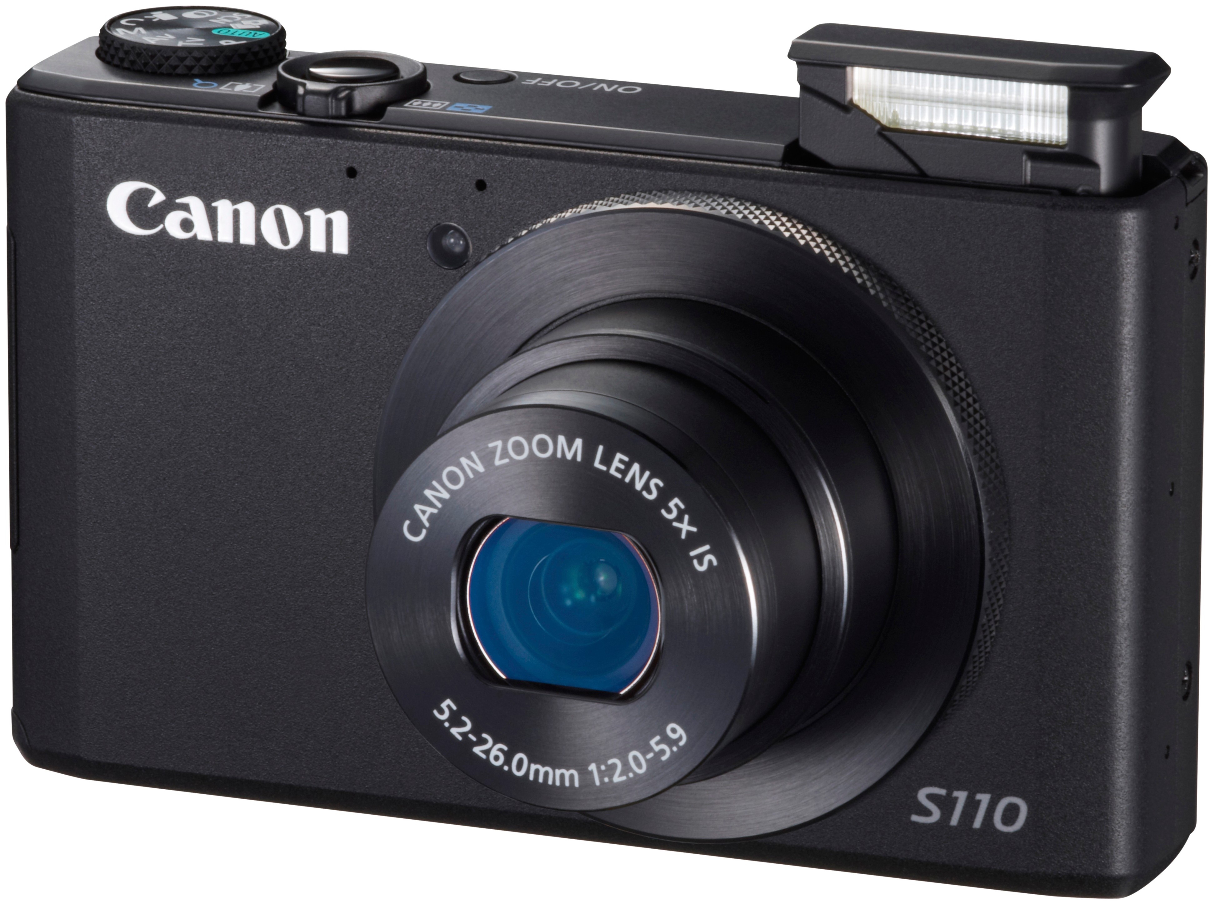 Canon PowerShot S110 kompaktkamera (sort)