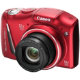Canon PowerShot SX150 IS Kompaktkamera (röd)