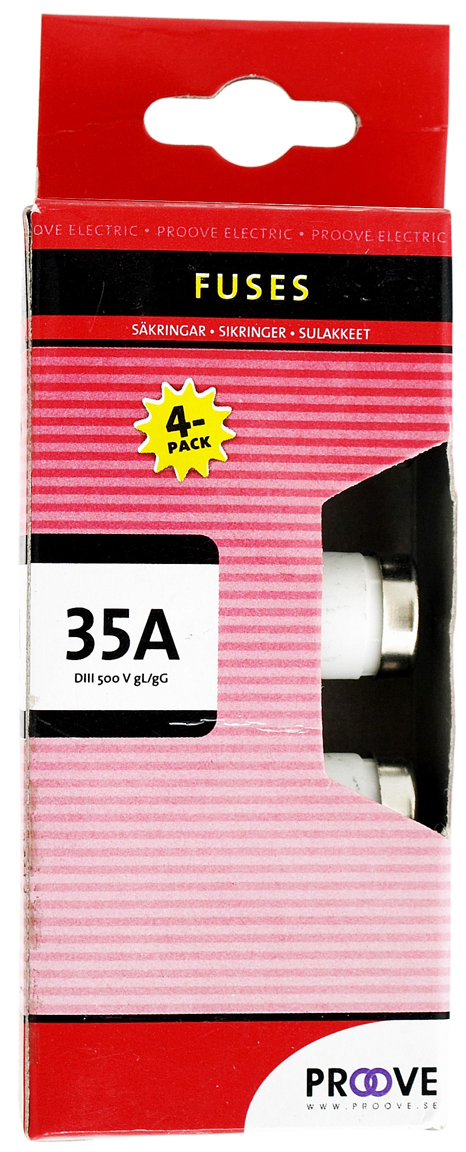 Proove sikring 35A (4pk)