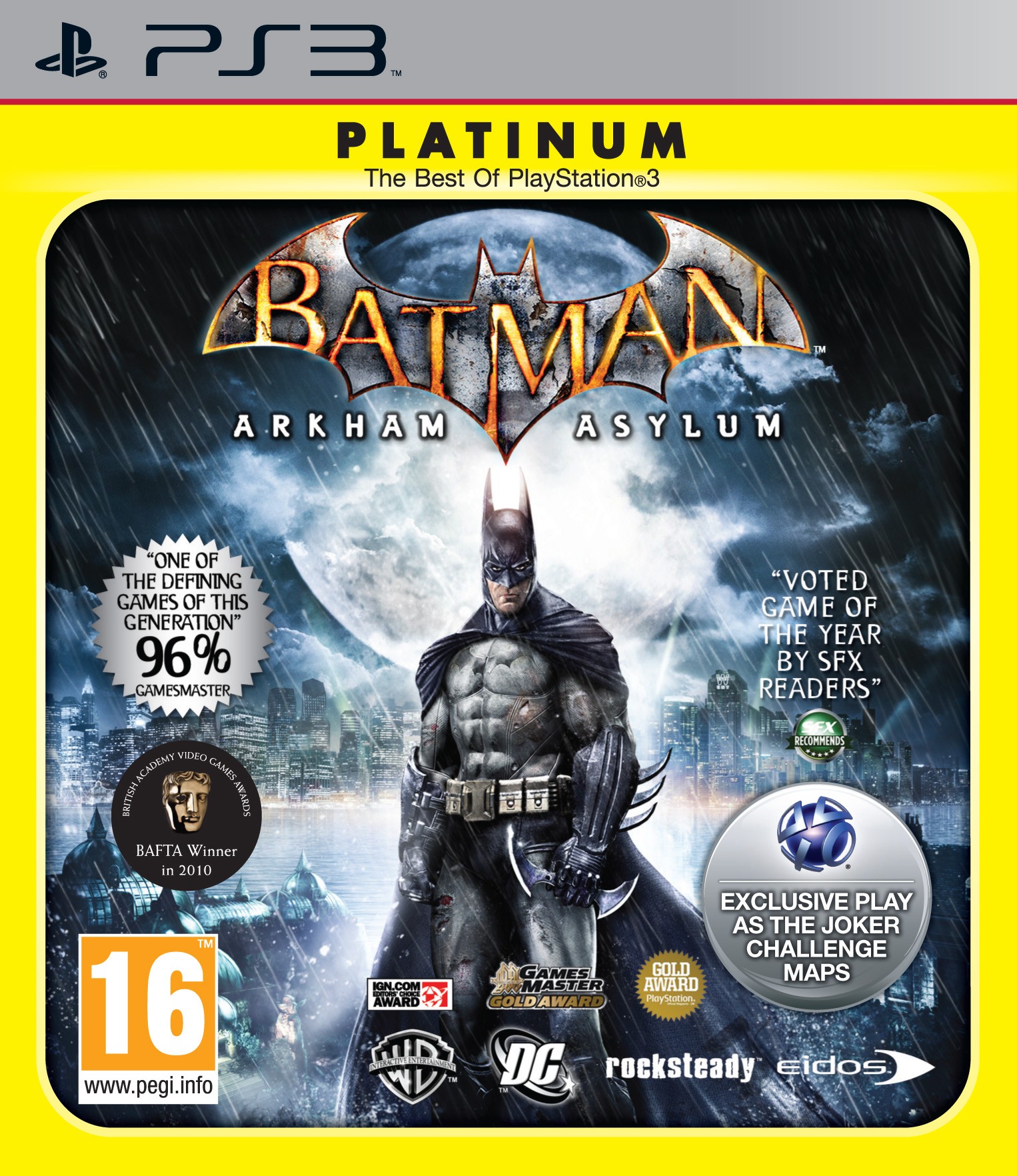 Batman: Arkham Asylum - Platinum (PS3)