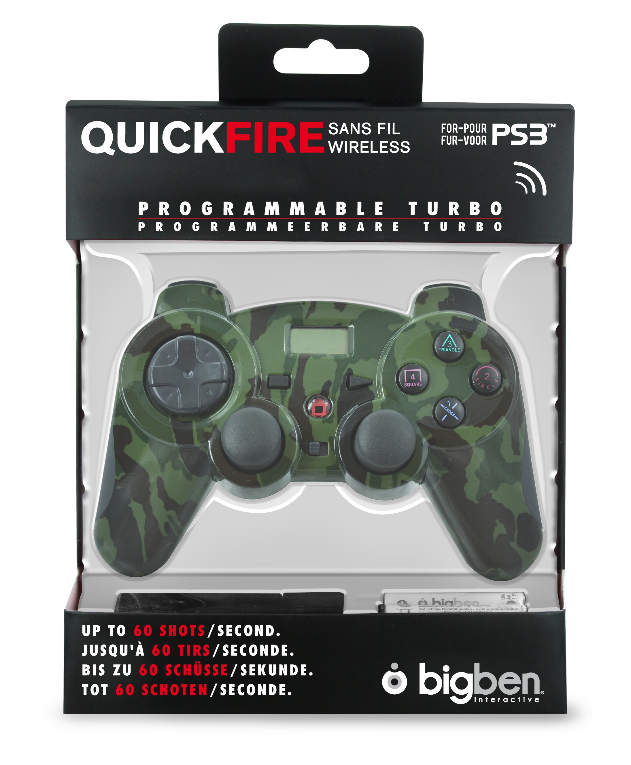 Big Ben PS3 Quickfire RF håndkontroll