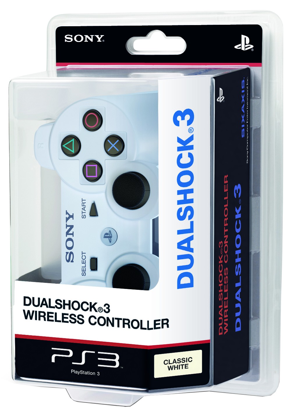 PS3 Dual Shock h&aring;ndkontroll (Hvit)