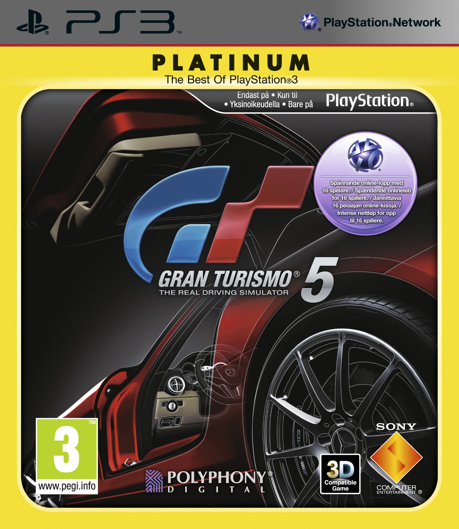 Gran Turismo 5 Platinium (PS3)