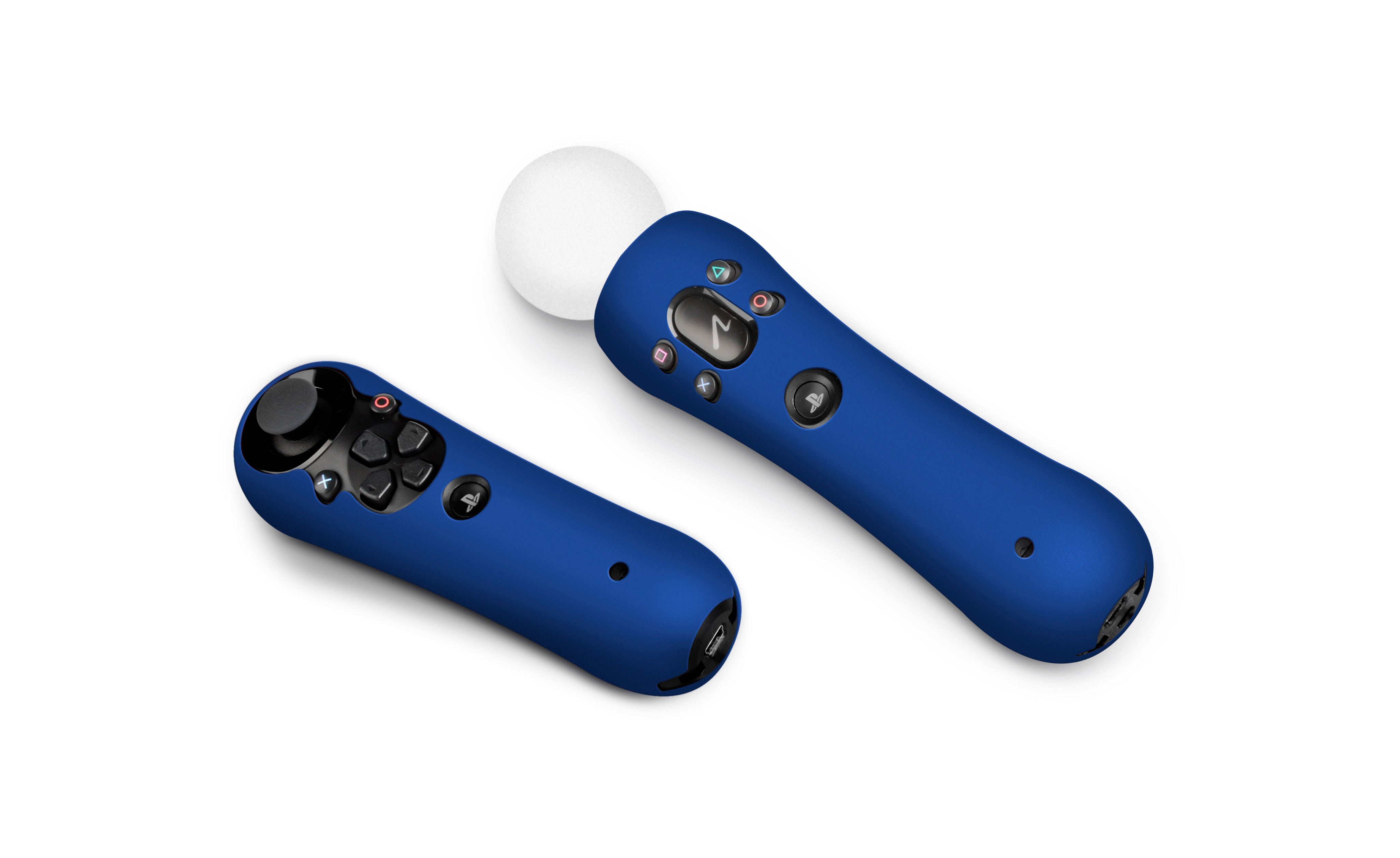 Silicone Skin Kit modr&yacute; - obal pro PS3 Move