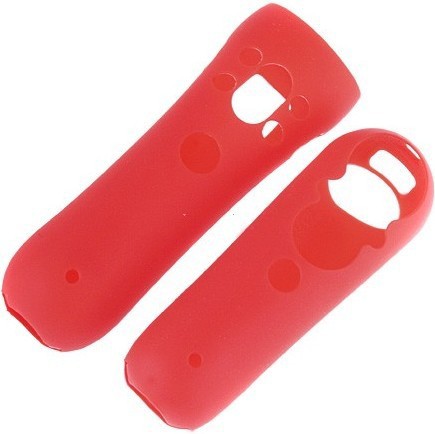 Silicone Skin Kit červen&yacute; - obal pro PS3 Move