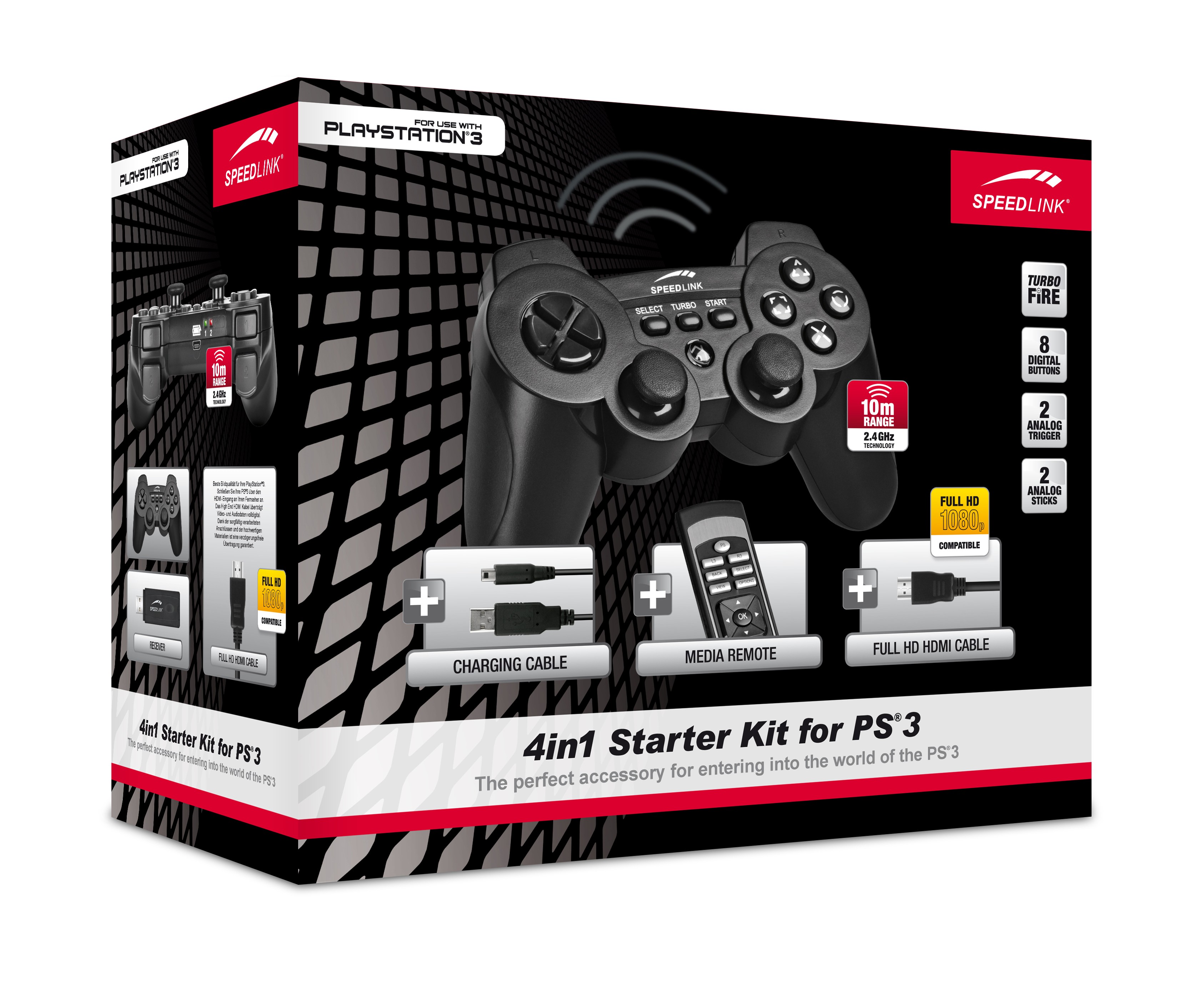 Speed Link Starter Kit 4in1 SL-4451 - set ovladačů pro PS3