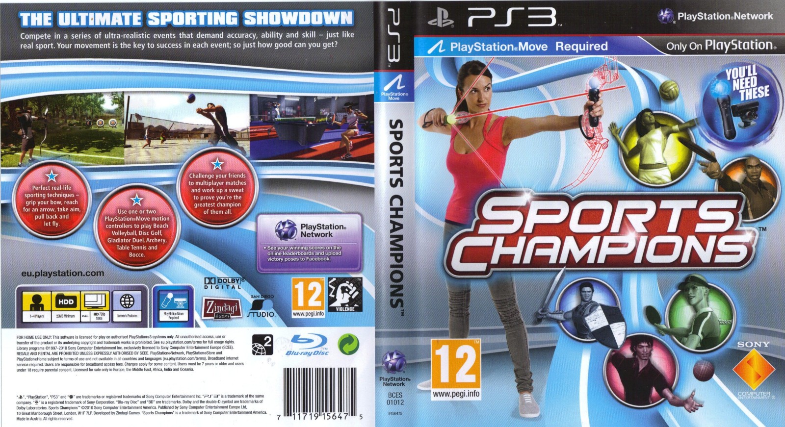 Sports Champions, pre PS3