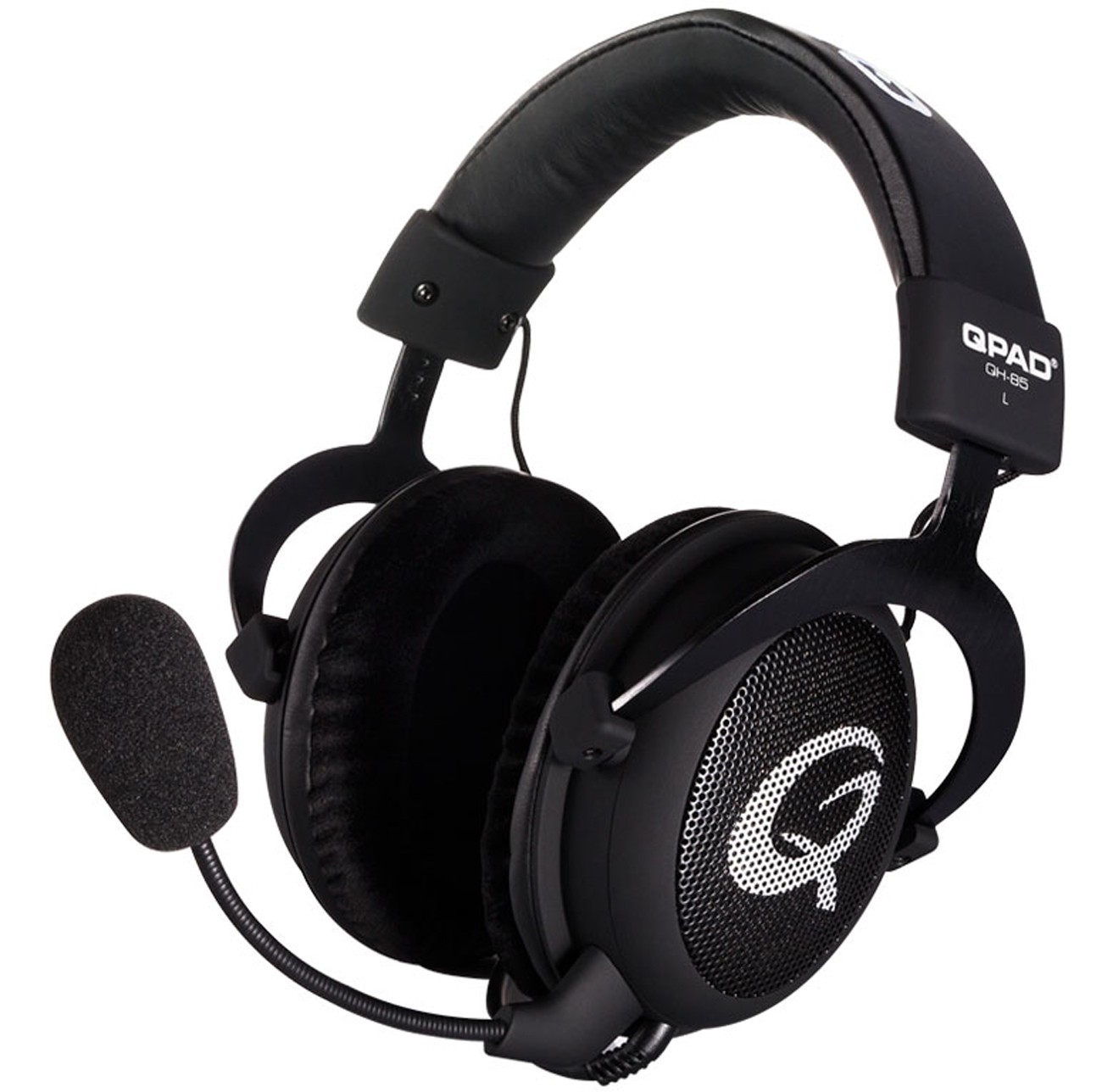 QPAD QH-85 Pro Gaming Premium Headset (musta)