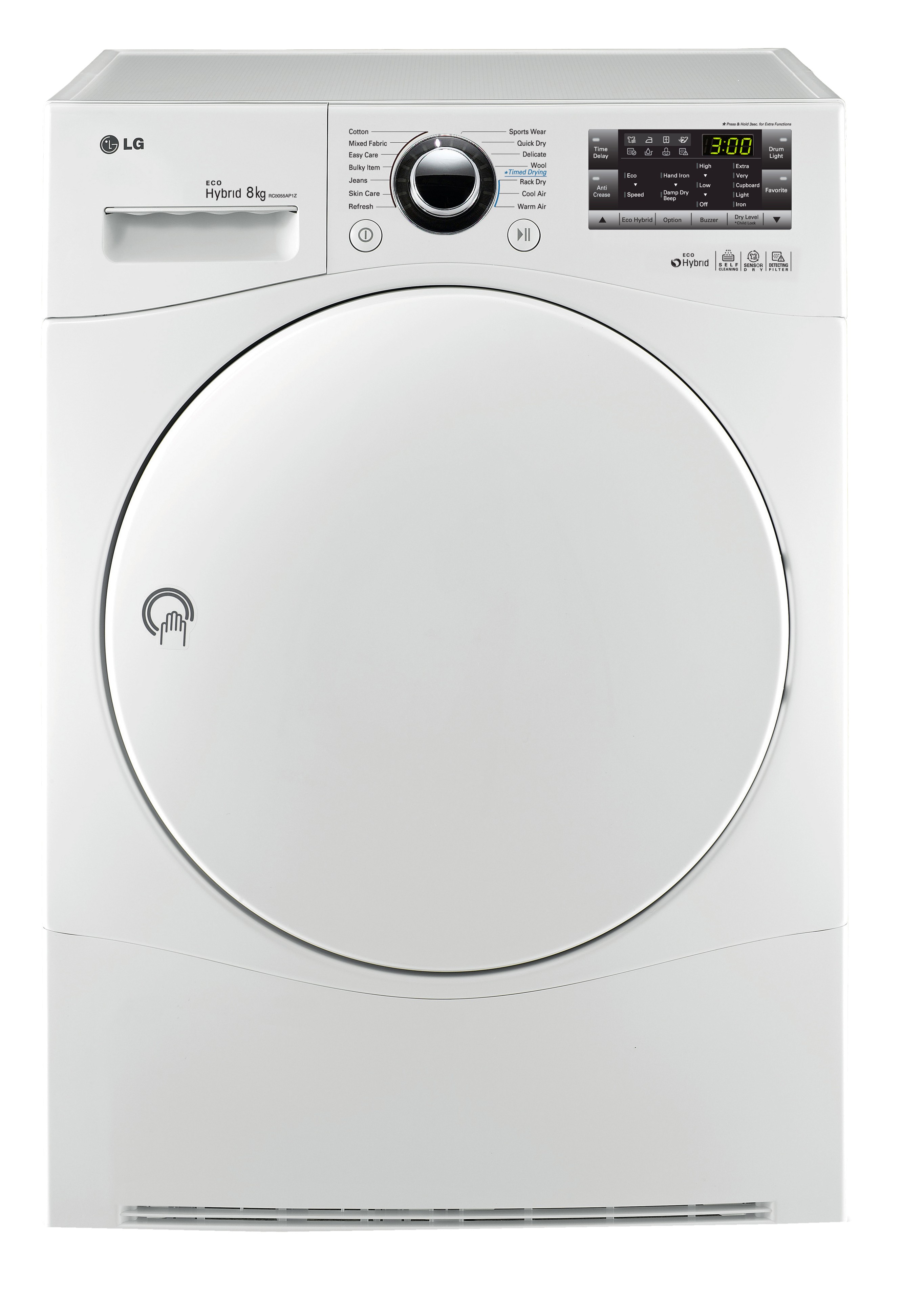 LG EcoHybrid tørketrommel RC8055AP1Z