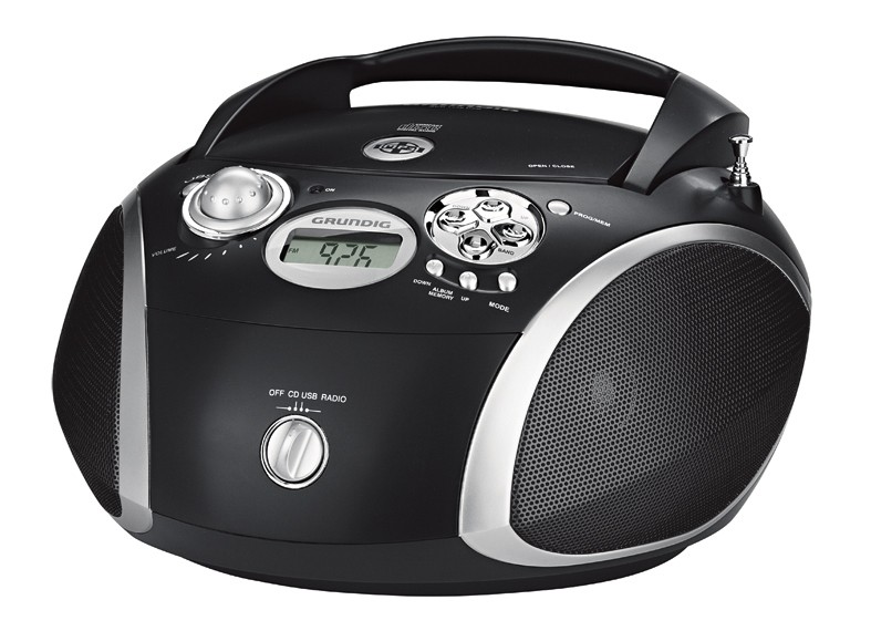 Grundig Boombox CD-spiller RCD 1450 DAB+ (sort)