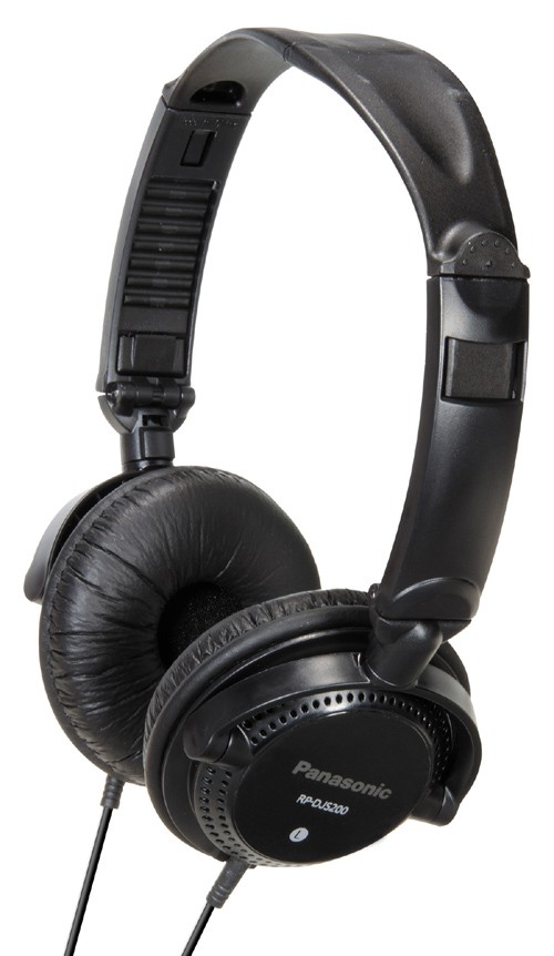 Panasonic hodetelefoner RP-DJS200E (sort)