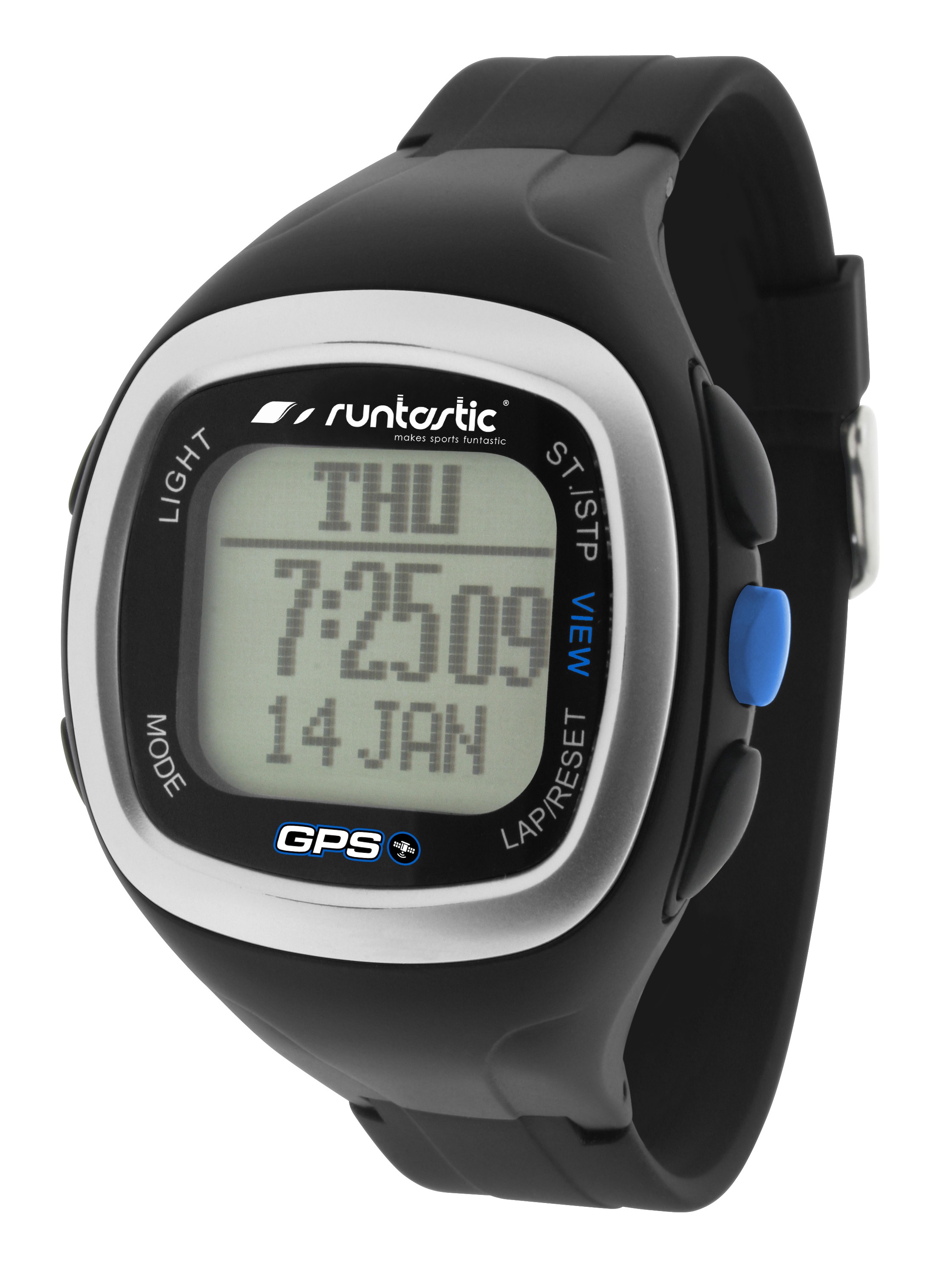 Runtastic GPS-klokke (sort)