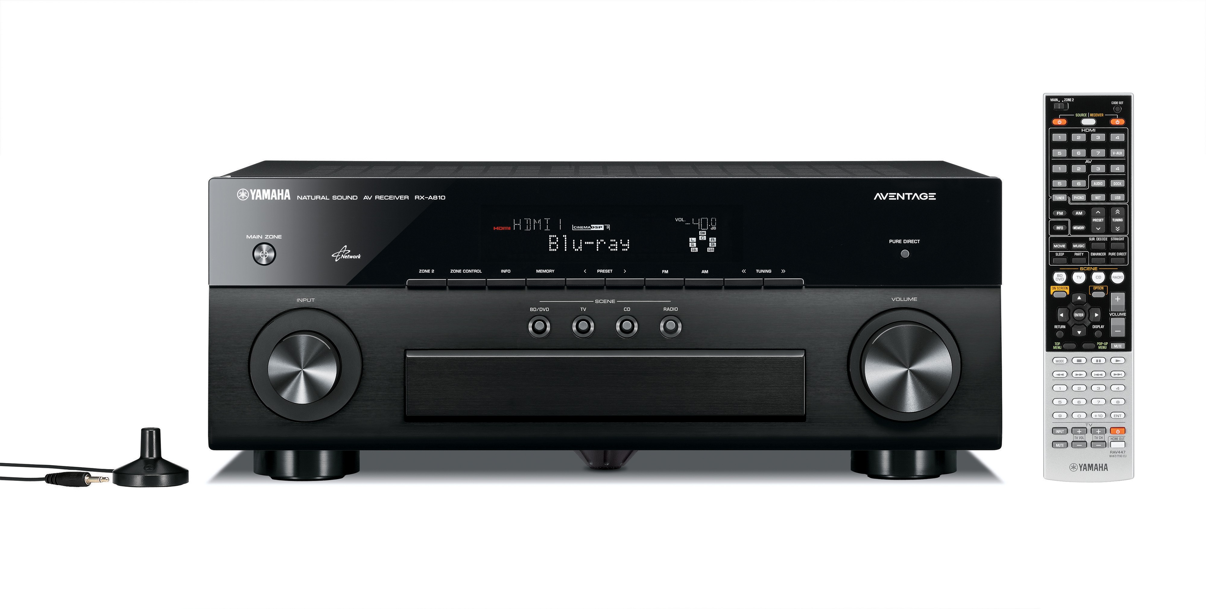 Yamaha 7.1 RX-A810 Receiver (svart)