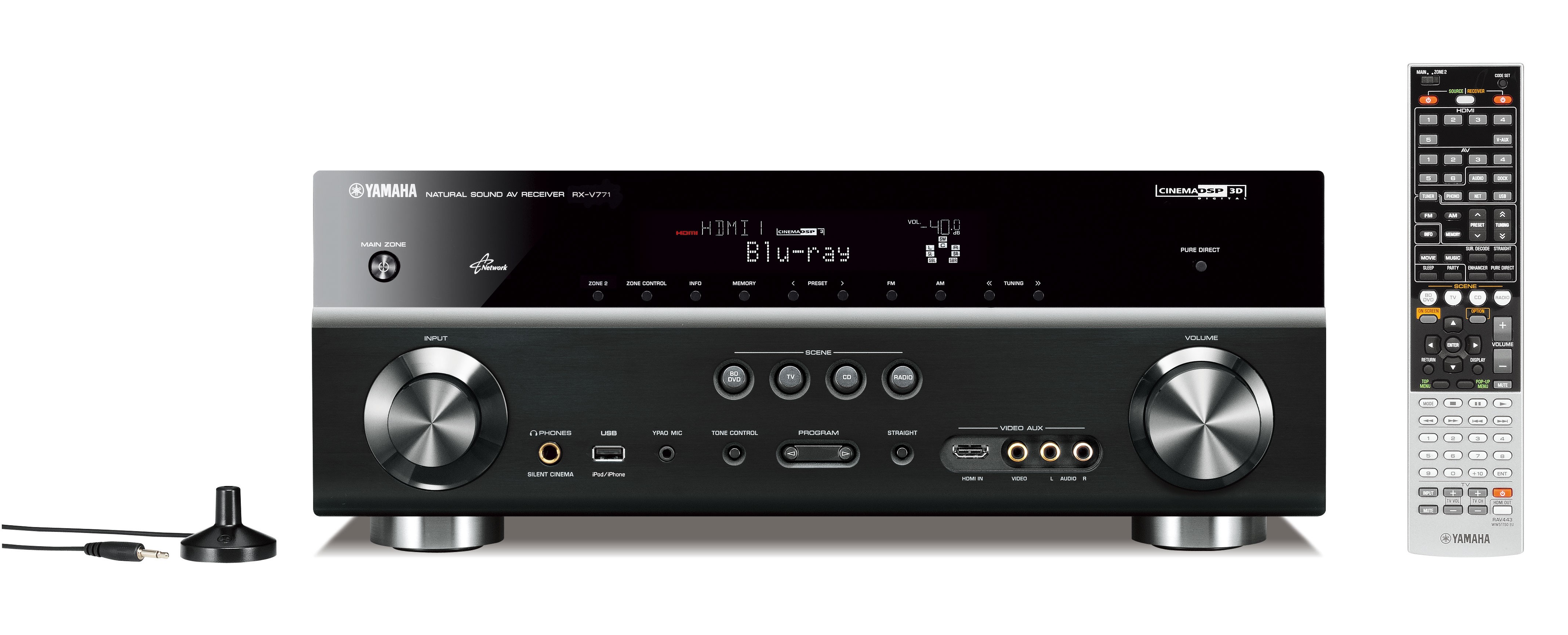Yamaha 7.1 viritinvahvistin RX-V771 (musta)