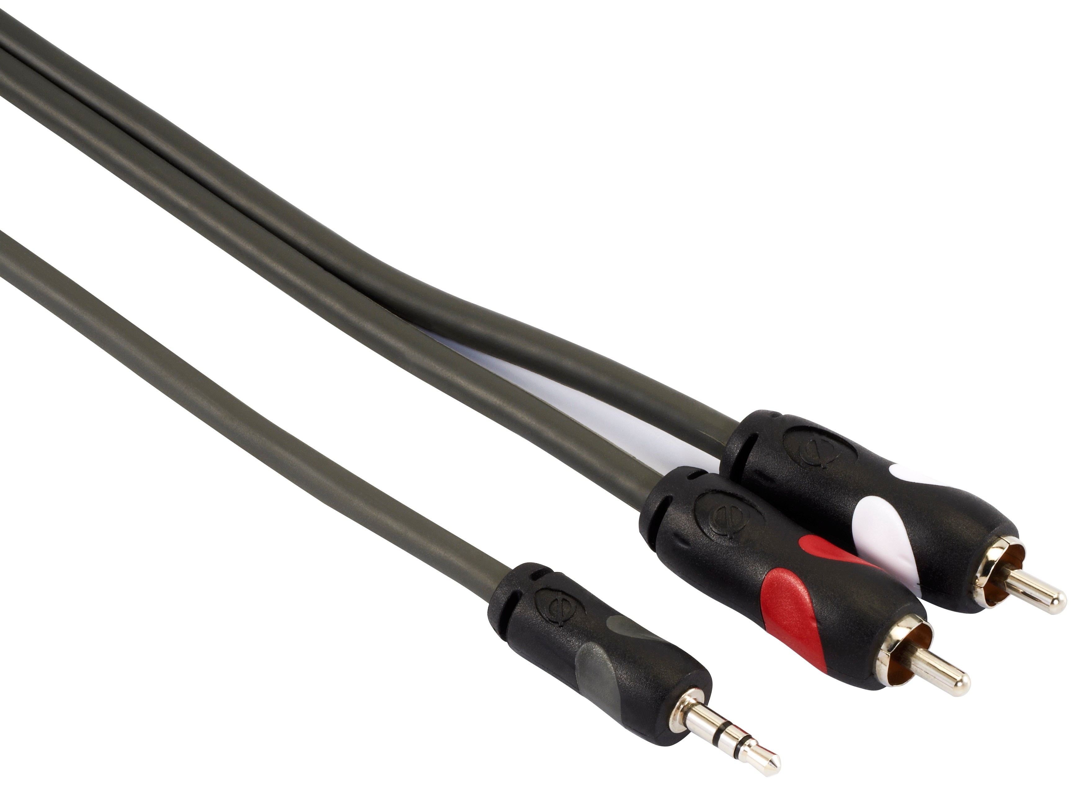 Sandstrøm Ljudkabel 3,5mm - 2x RCA 1 meter S103R11X