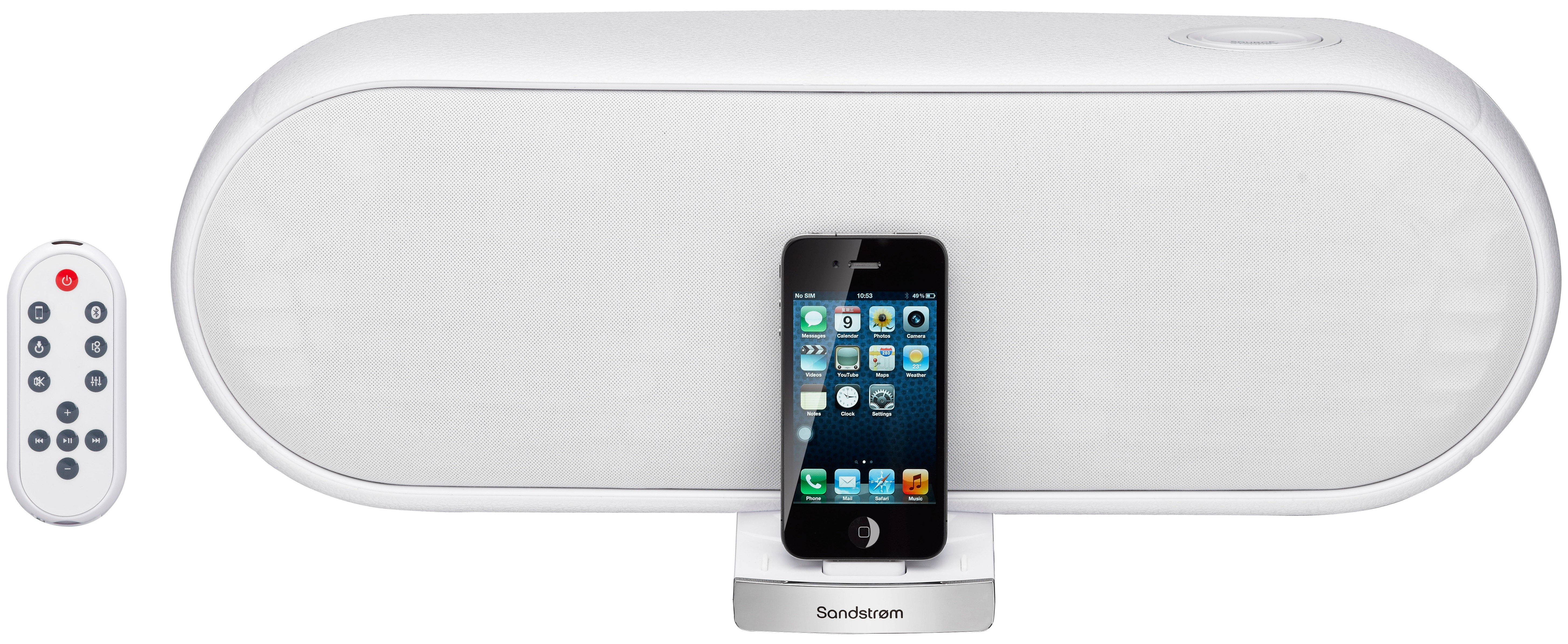 Sandstrøm docking station S20IBTW12E (Hvid)