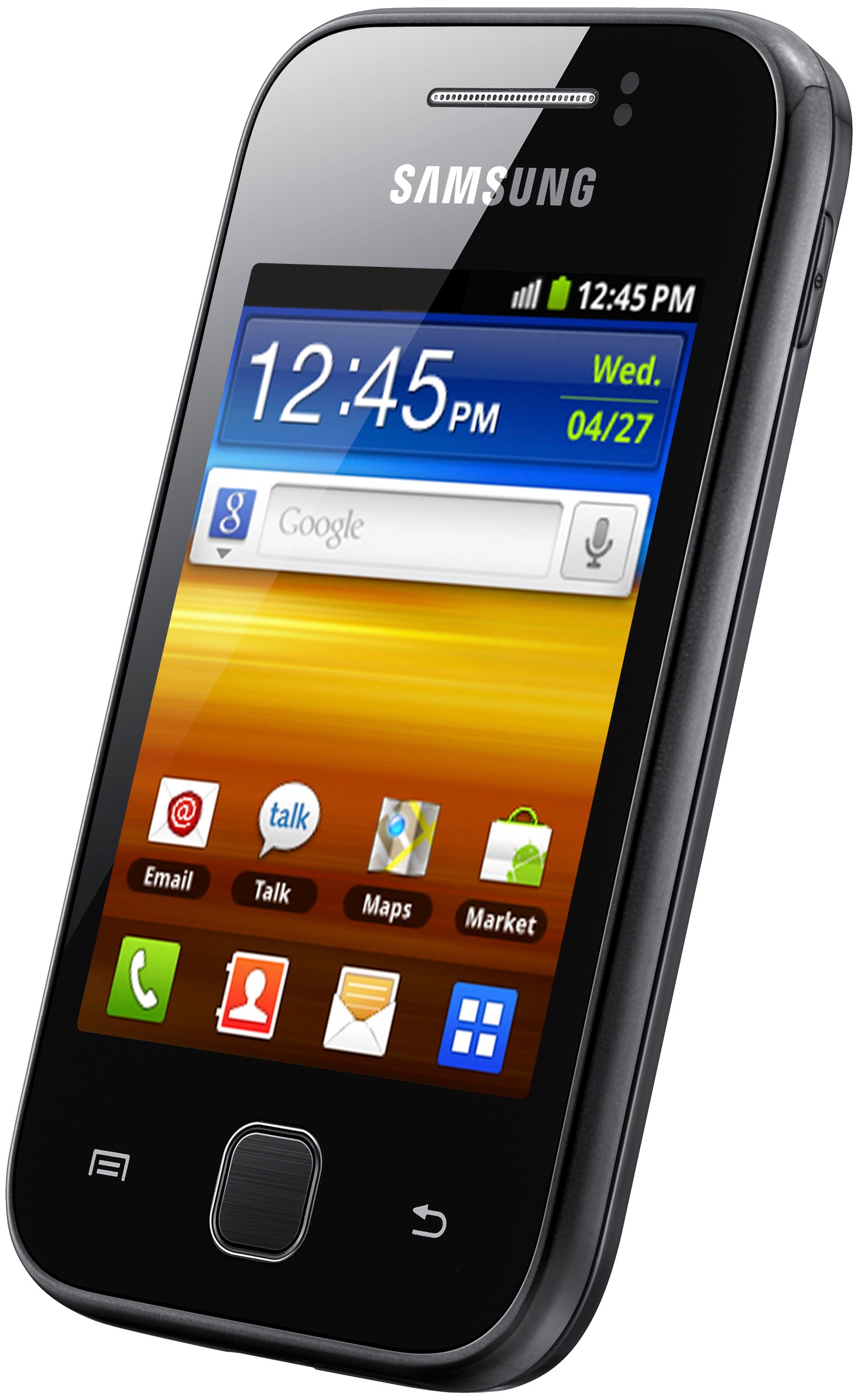 Samsung Galaxy Y S5360 smarttelefon (sort) Telenor