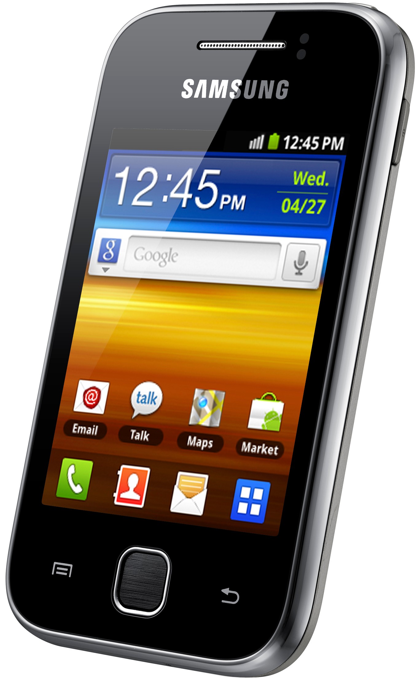 Samsung Galaxy Y S5360 matkapuhelin (harmaa)