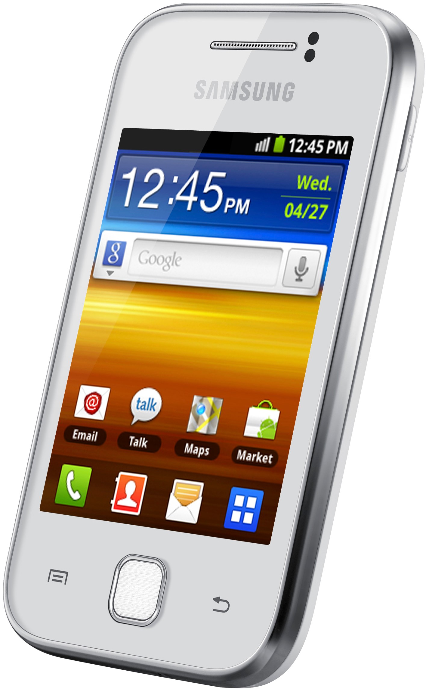 Samsung Galaxy Y S5360 smarttelefon (hvit)