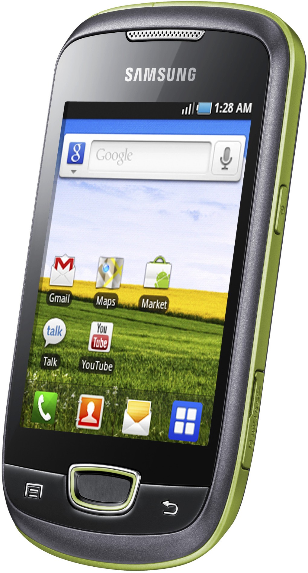 Samsung Galaxy Mini matkapuhelin (lime)