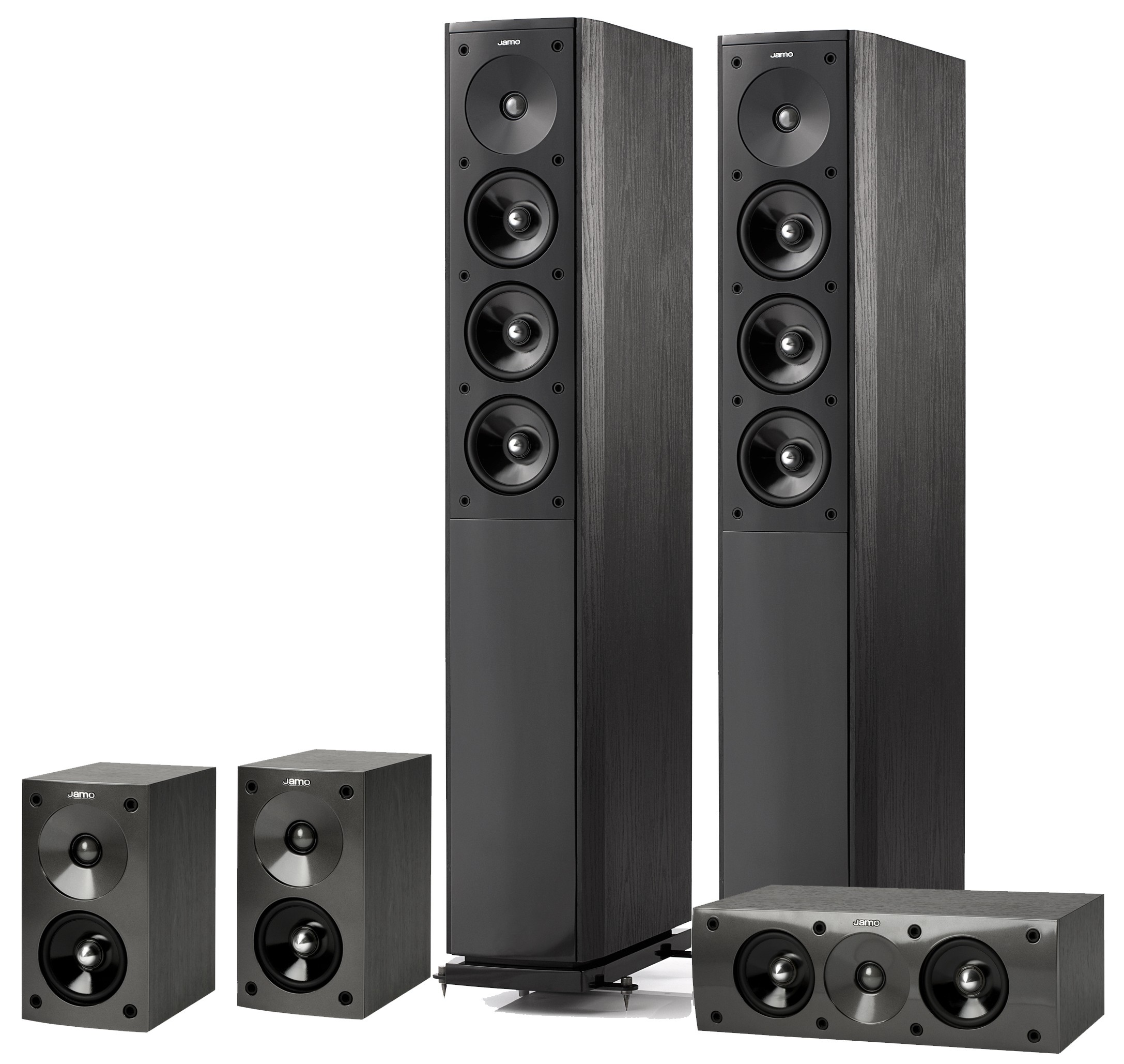 Jamo 5.0 h&oslash;yttalerpakke S 608 HCS3 HGB