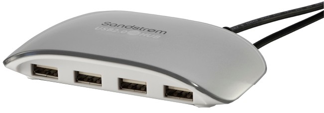 Sandstrøm USB Hub med 7 portar