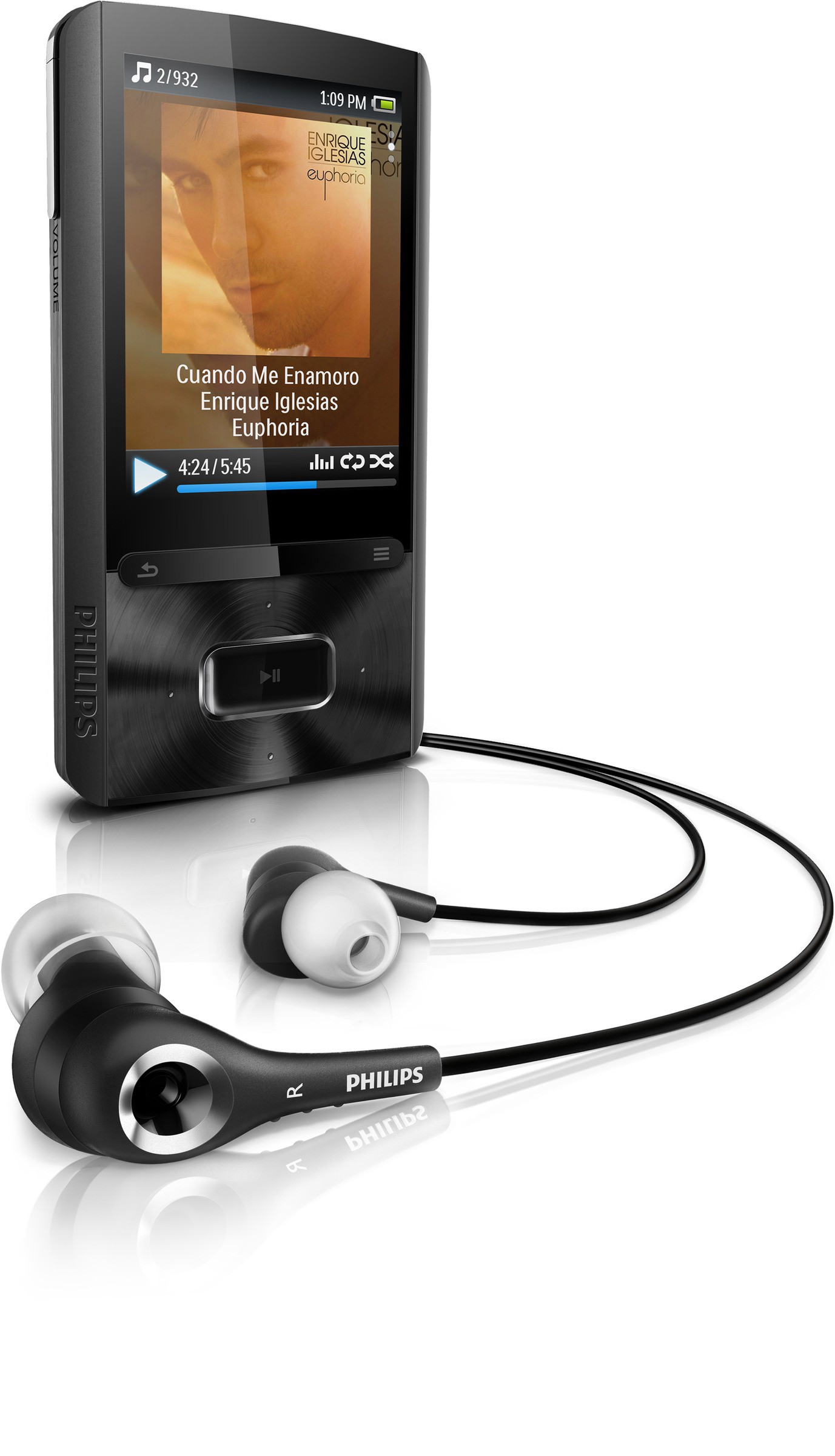 Philips MP4-spelare 4 GB SA3ARA04K (svart)
