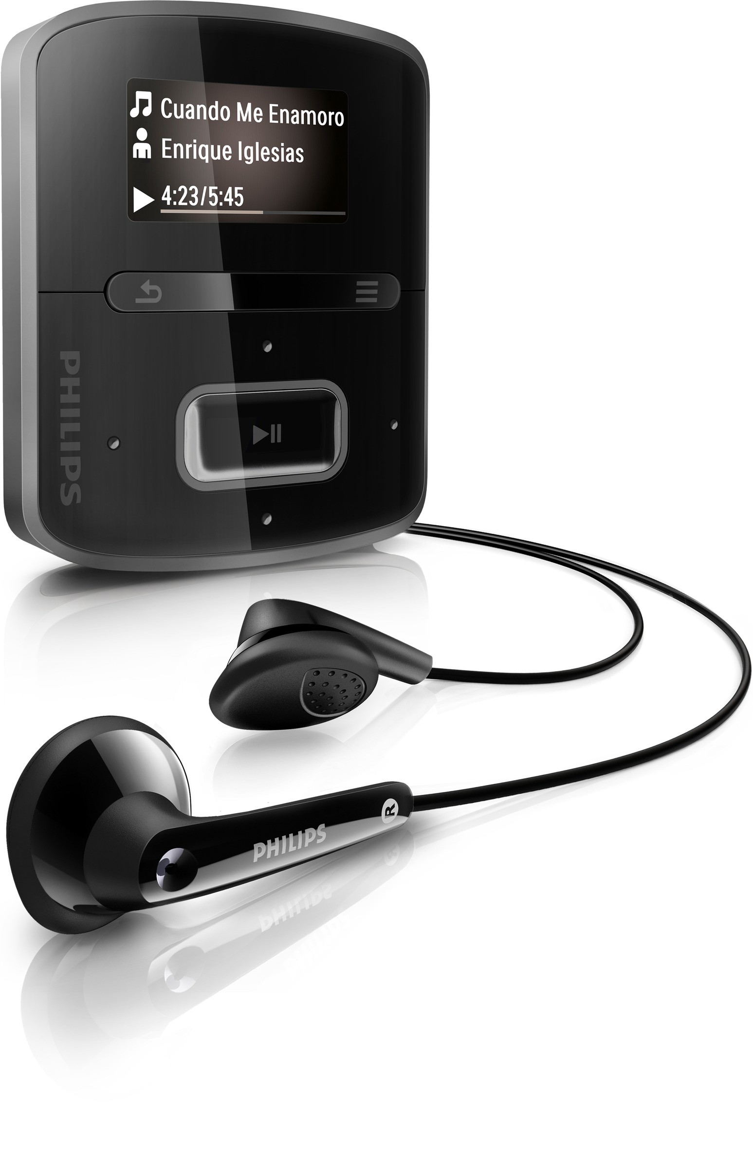 Philips Mp3-spelare 4 GB SA3RGA04KN (svart)