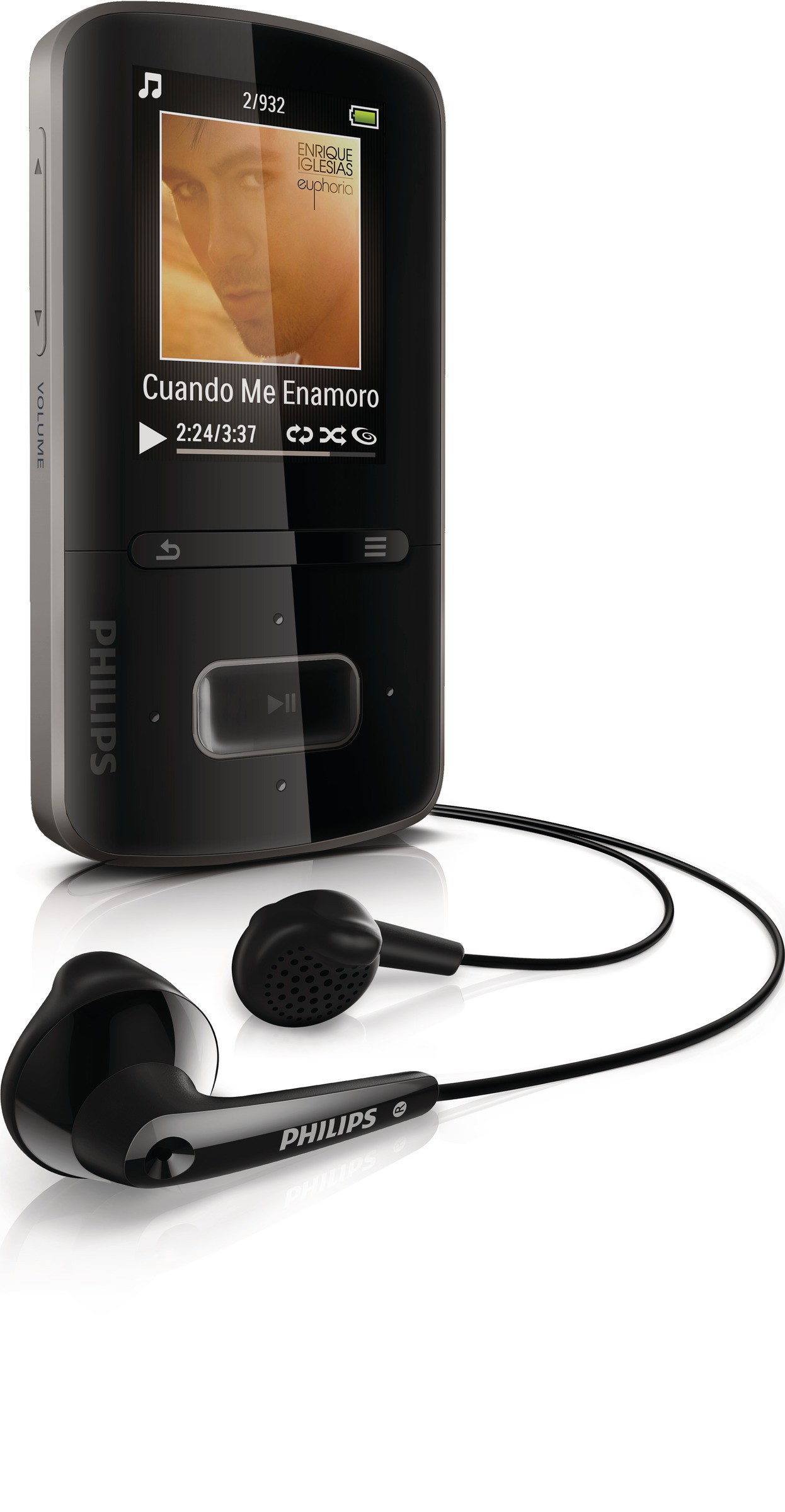 Philips MP4-spelare 8 GB SA3VBE08KN (svart)