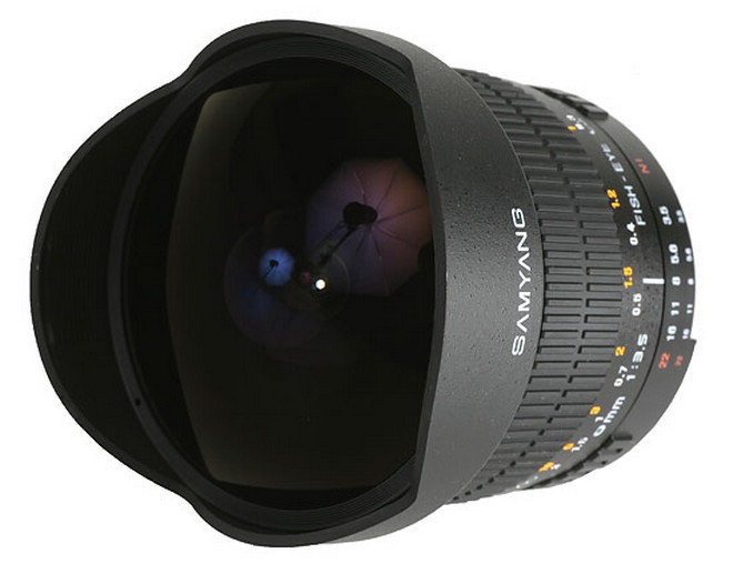 Samyang 8 mm f/3.5 Aspherical IF MC Fish-eye (Sony