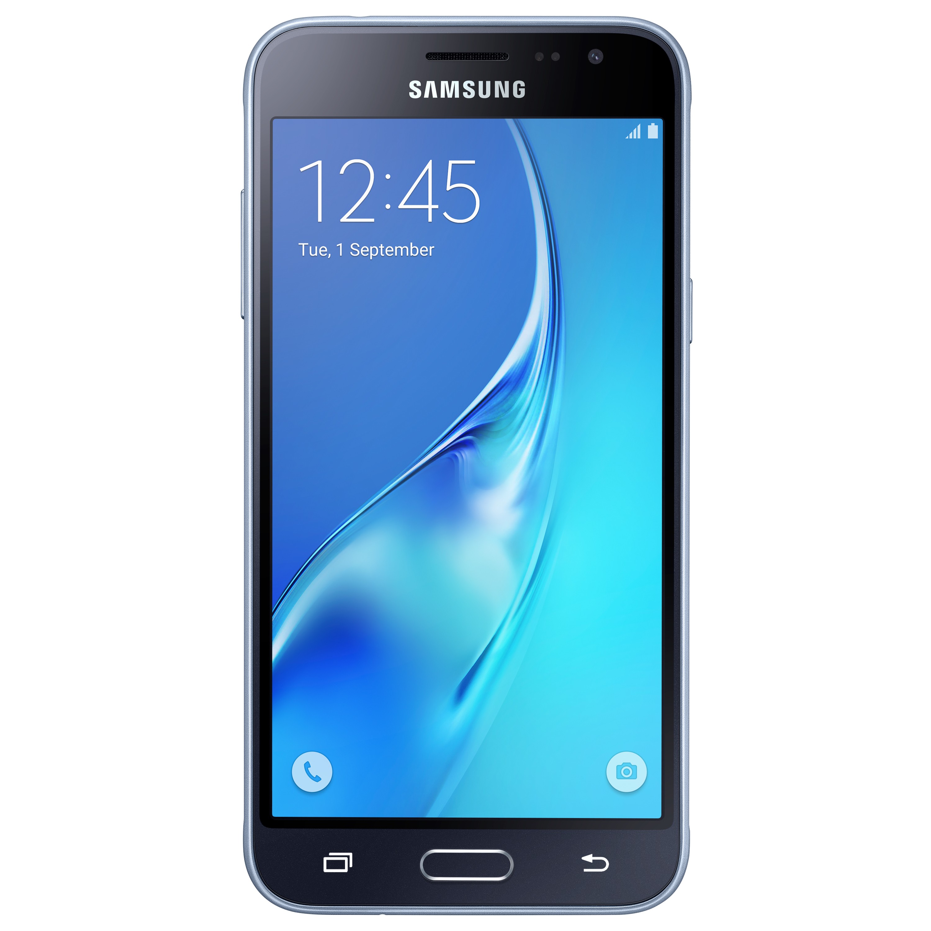 Samsung Galaxy J3 smarttelefon (sort)