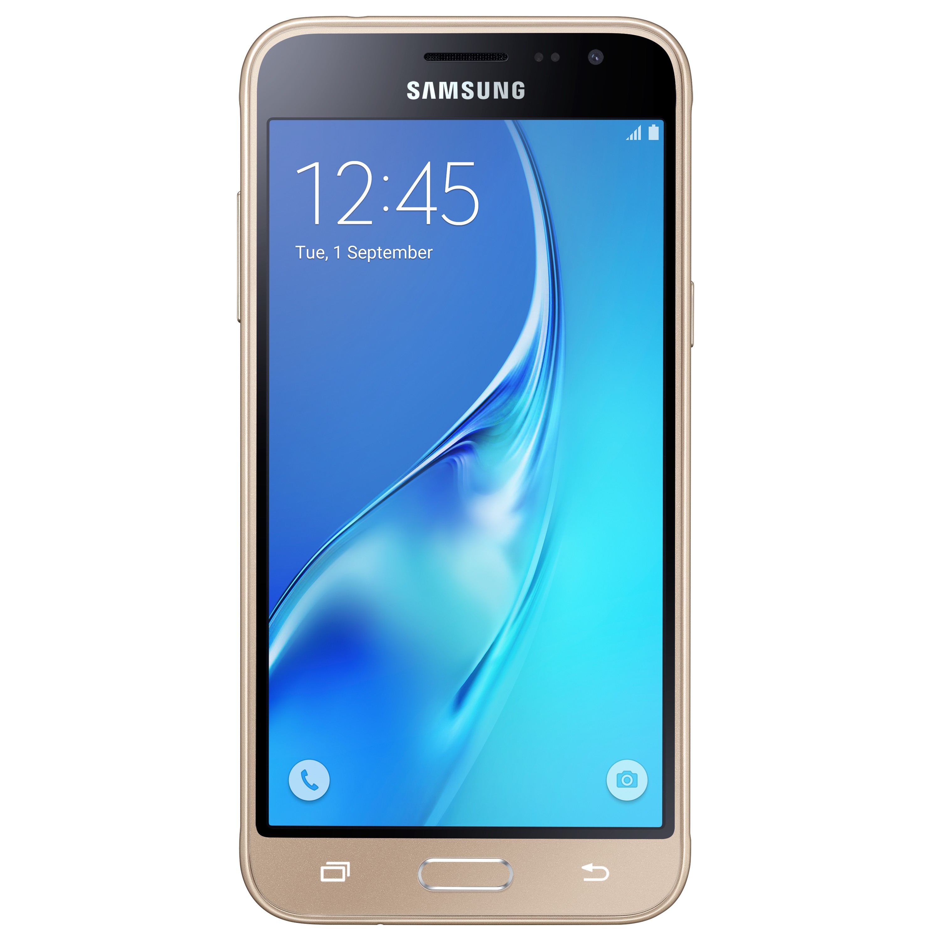 Samsung Galaxy J3 smarttelefon (gull)