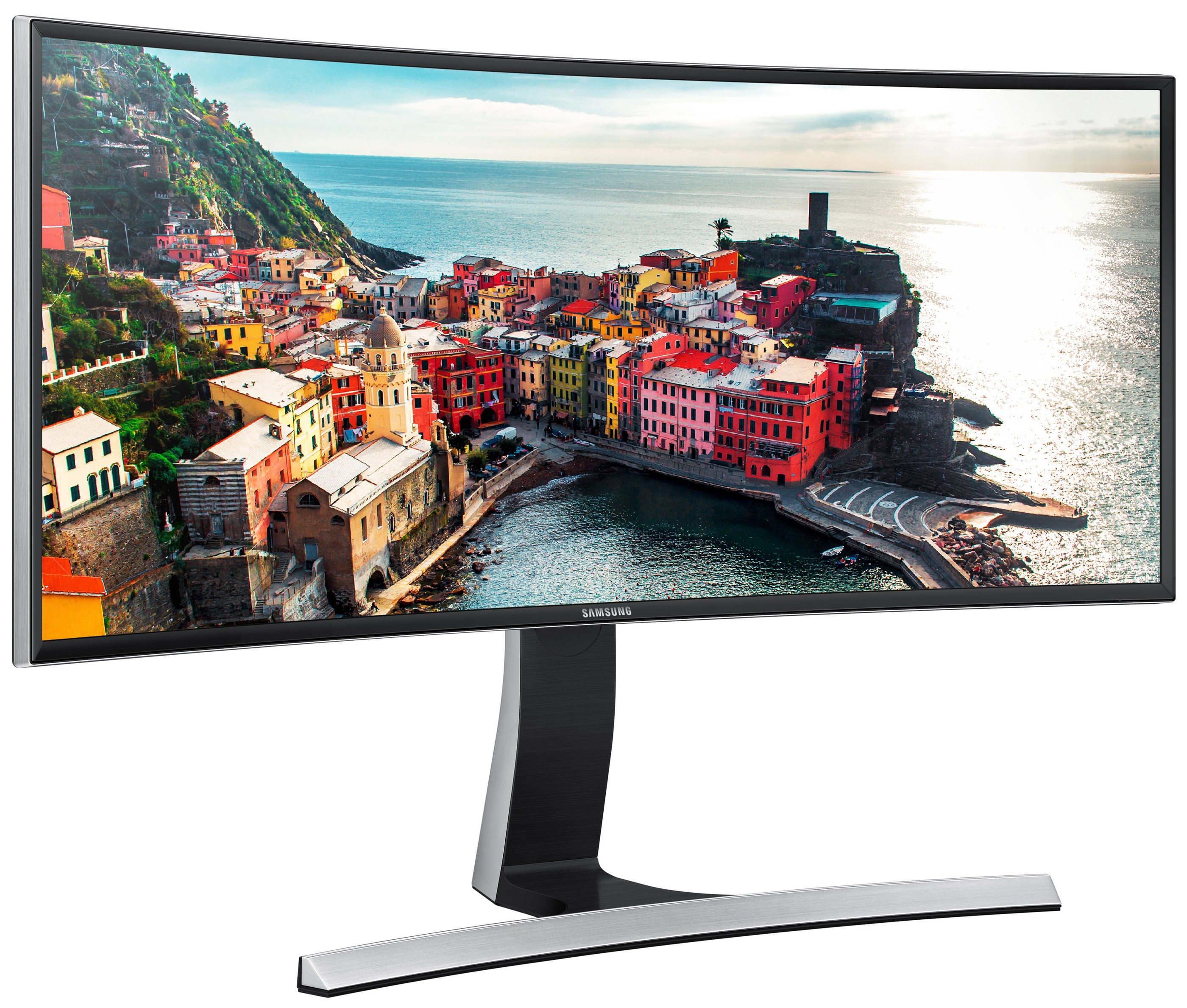 Samsung Curved 34" näyttö LS34E790CN (musta)