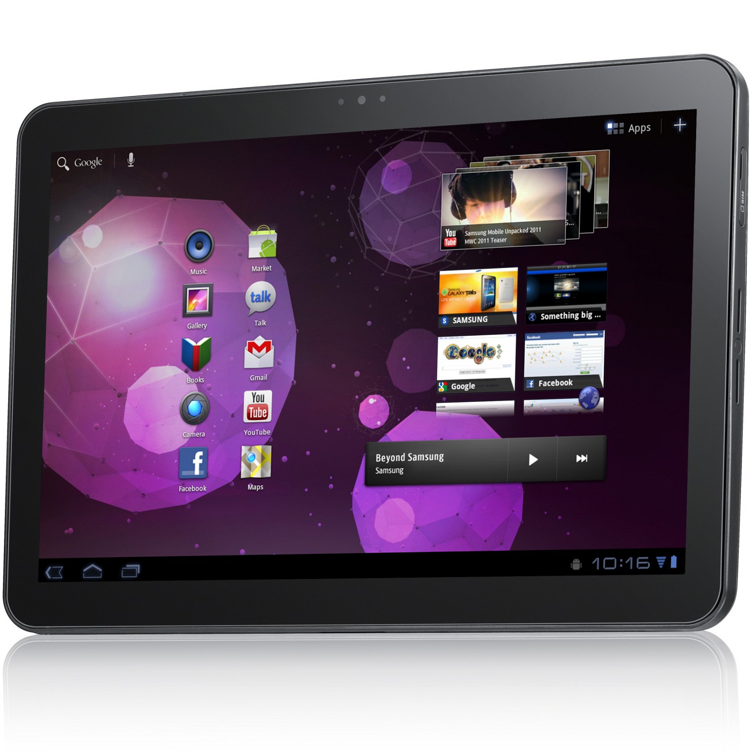 Samsung 10.1" 16GB 3G Galaxy Tab P7500 čern&yacute;