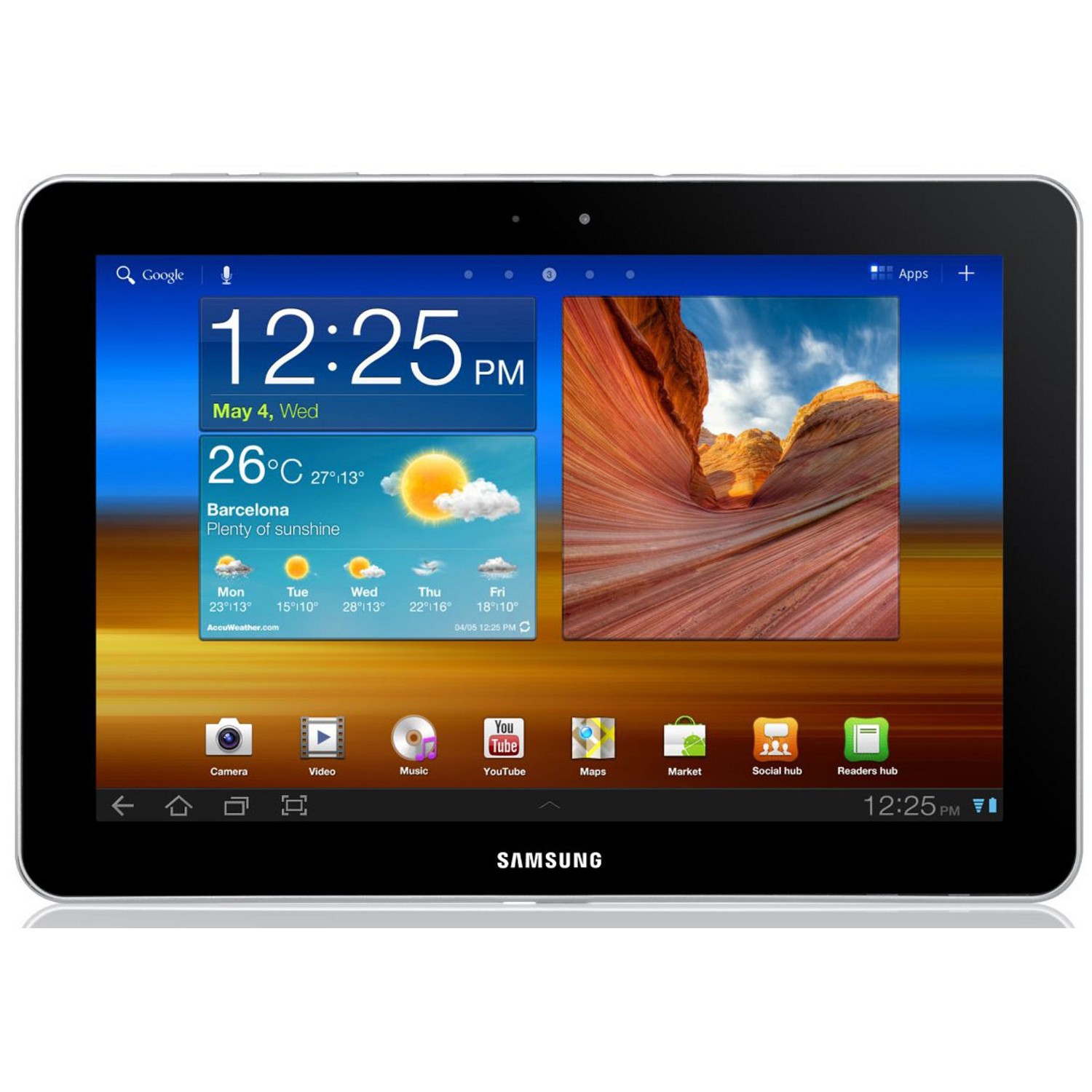 Samsung 10.1" 16GB 3G Galaxy Tab P7500 b&iacute;l&yacute;