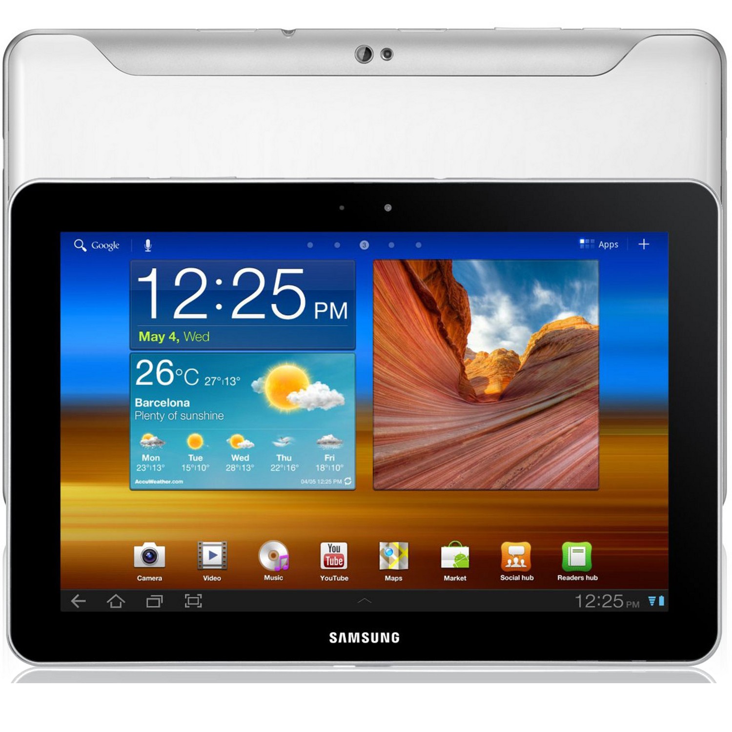 Samsung Galaxy Tab 10,1" 16GB WiFi, GT-P7510UWDXEZ - biely tablet