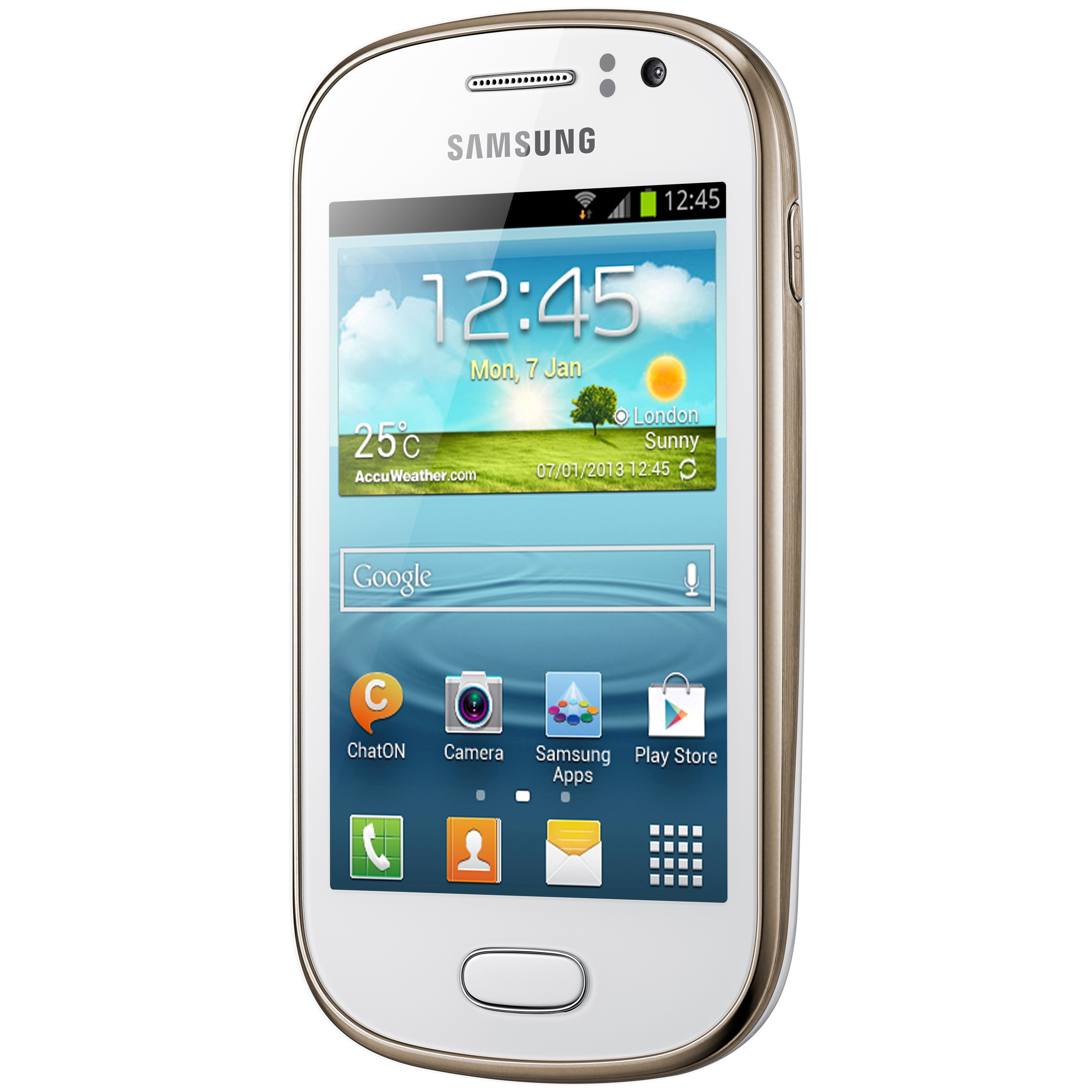 Samsung Galaxy Fame S6810P Smartphone (vit)