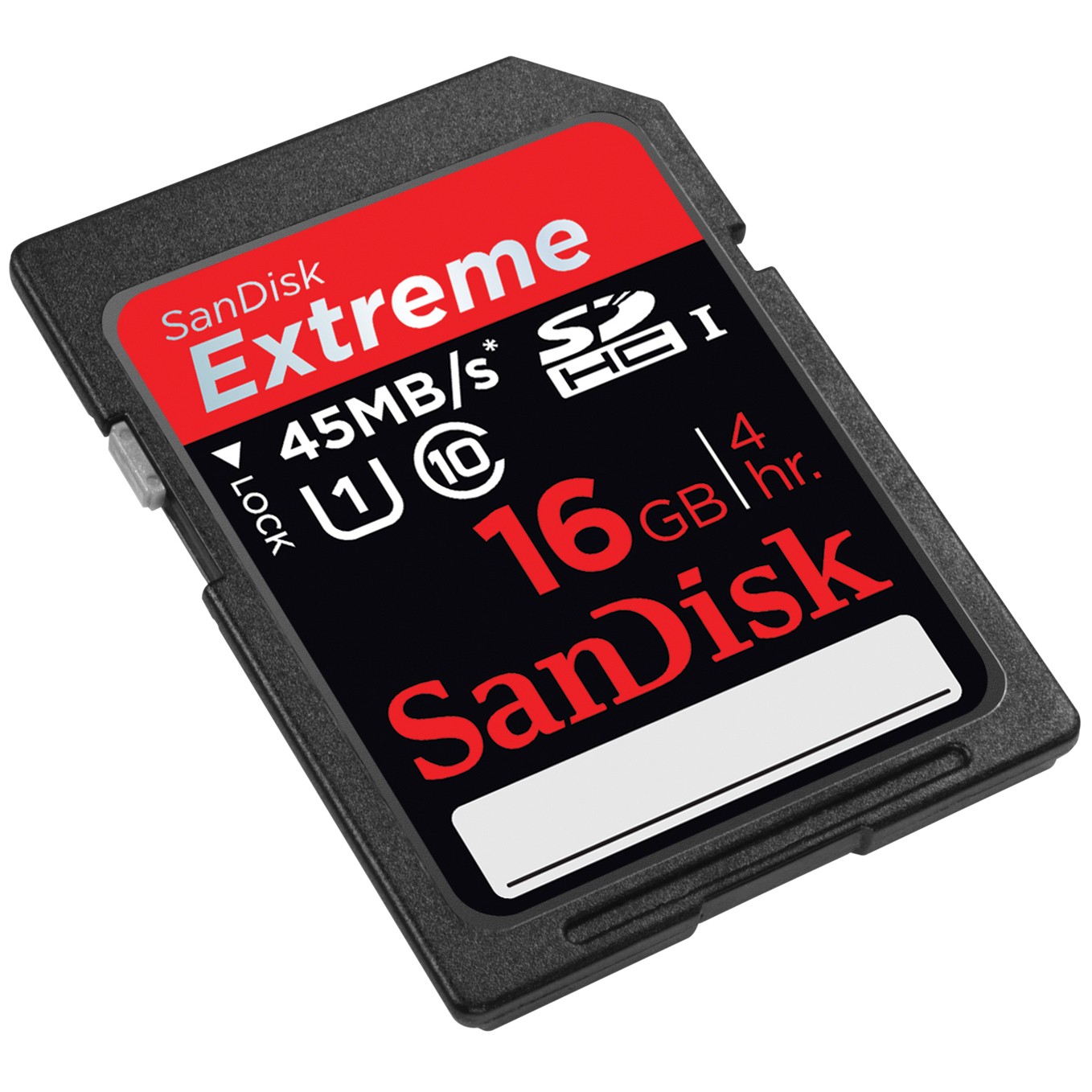 SanDisk 16 GB Extreme HD Video SDHC minnekort