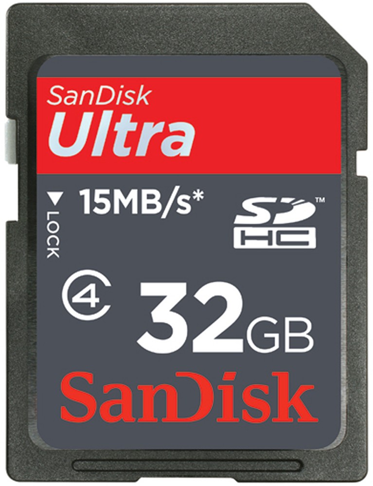 SanDisk Ultra SDHC 32GB Minneskort