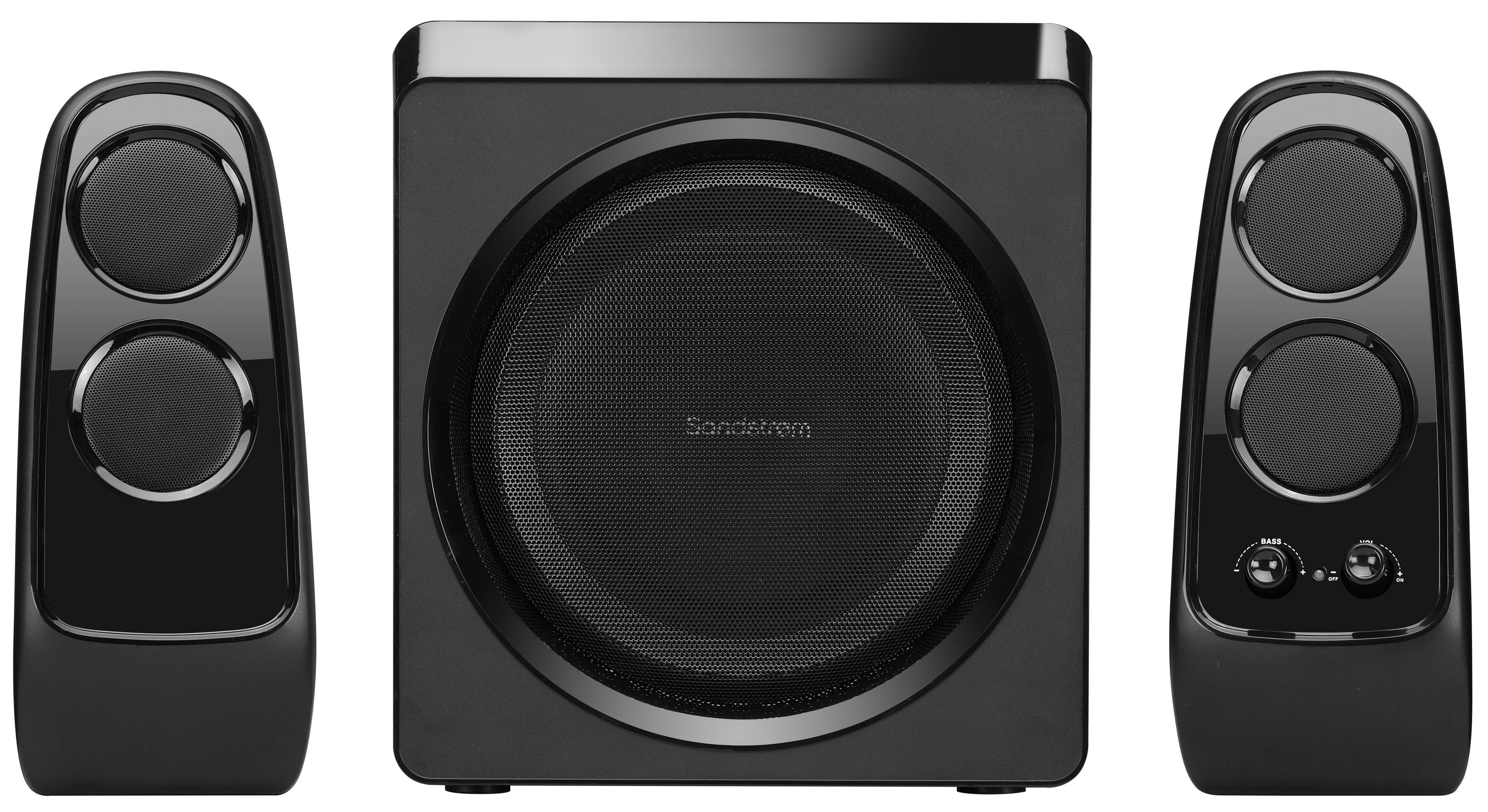 Sandstrøm SANDAIR 2,1 højttalersystem.