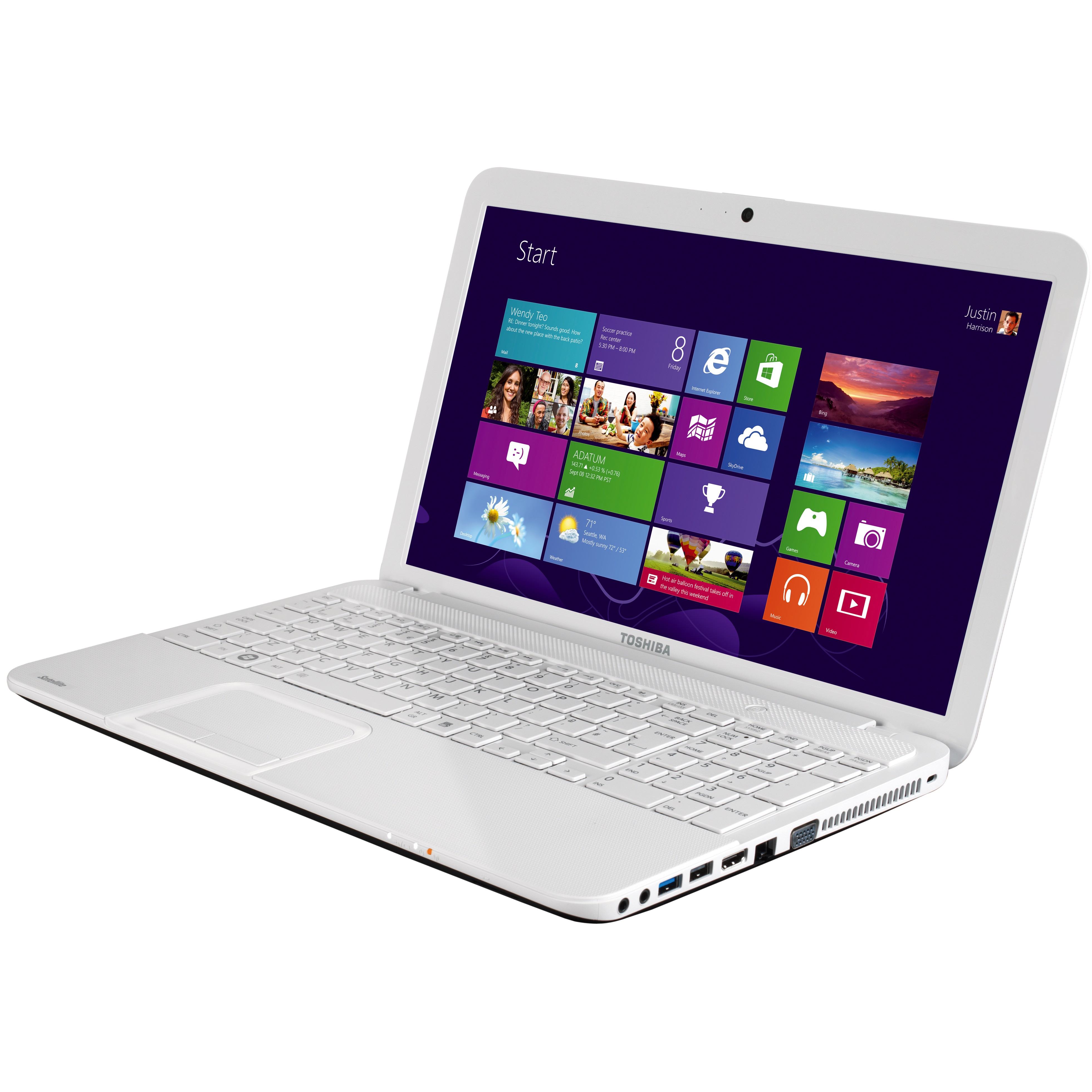Toshiba Satellite 15.6" bærbar PC C855D-168