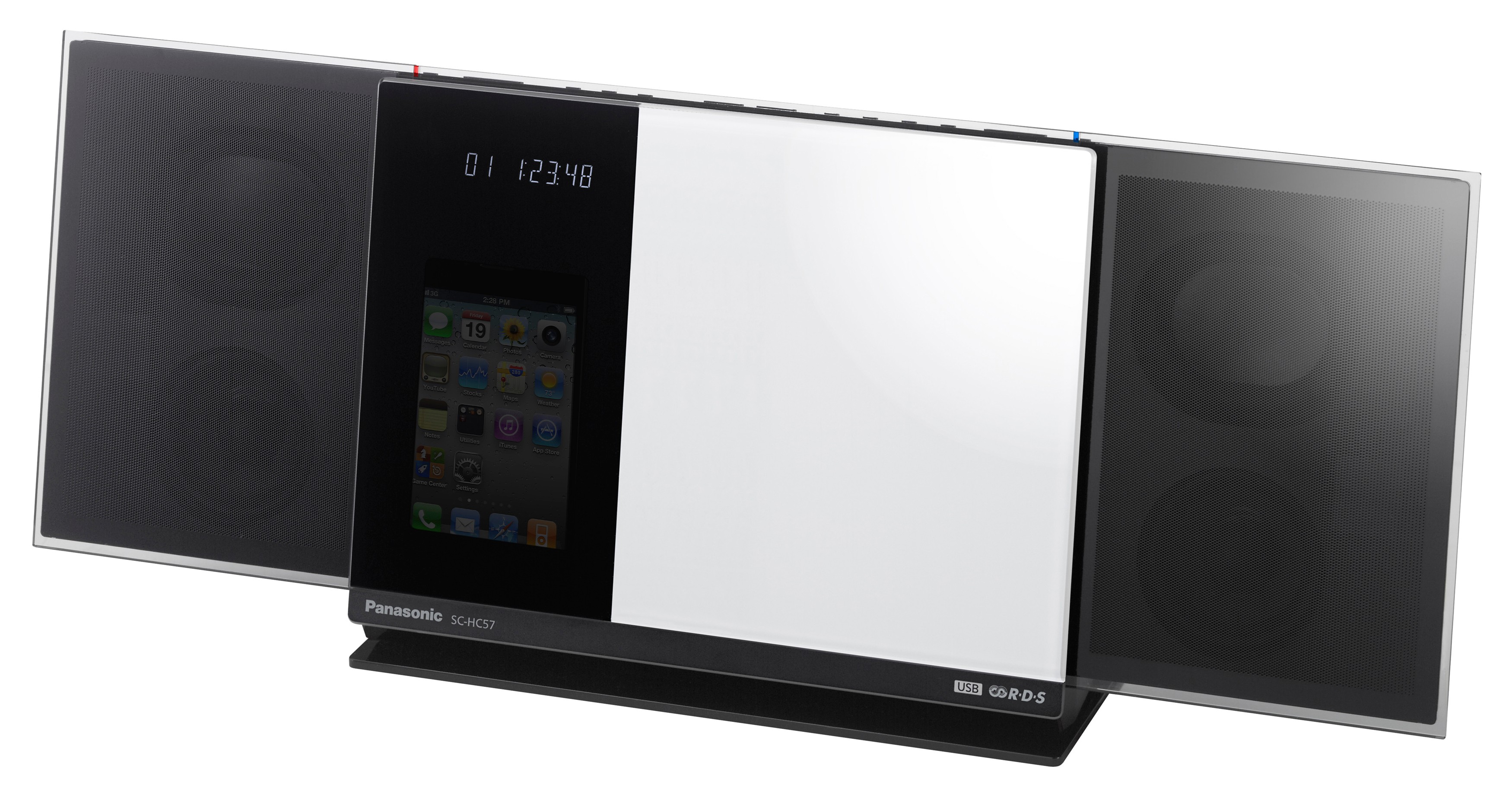 Panasonic SC-HC57EG-K (bílý) - mikrosystém