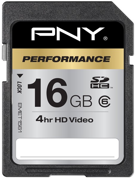 PNY 16 GB Performance SDHC muistikortti