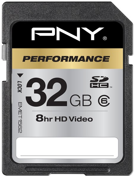 PNY 32 GB Performance SDHC muistikortti