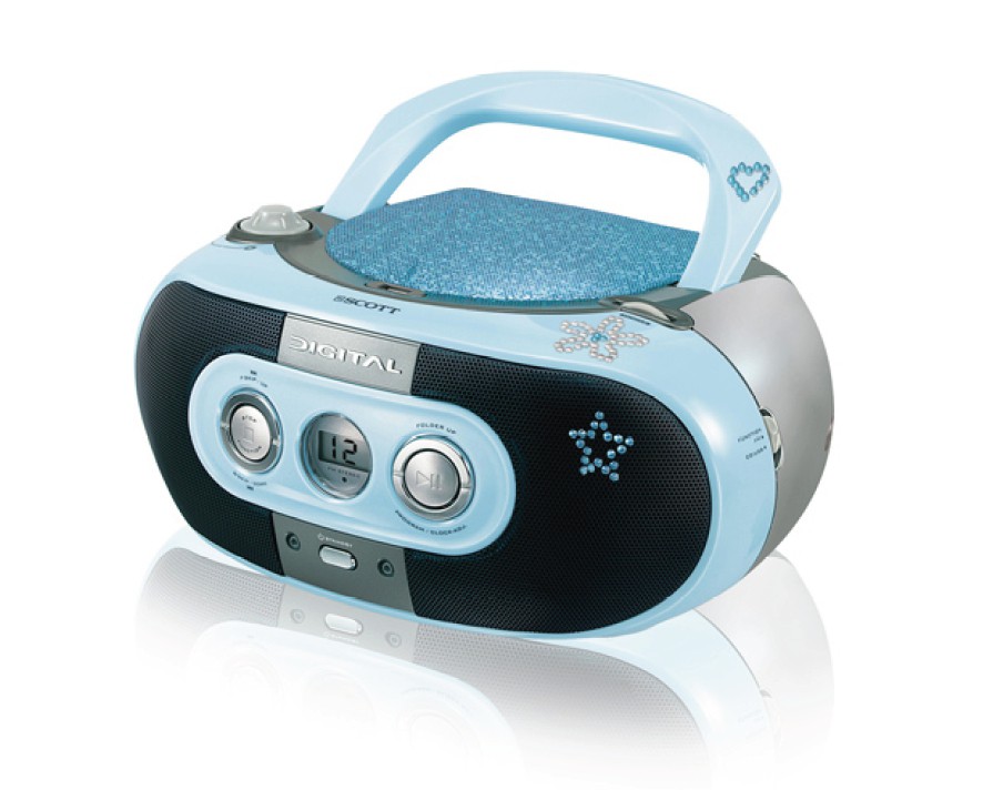 Scoot SDM-10 blue - r&aacute;dio s CD