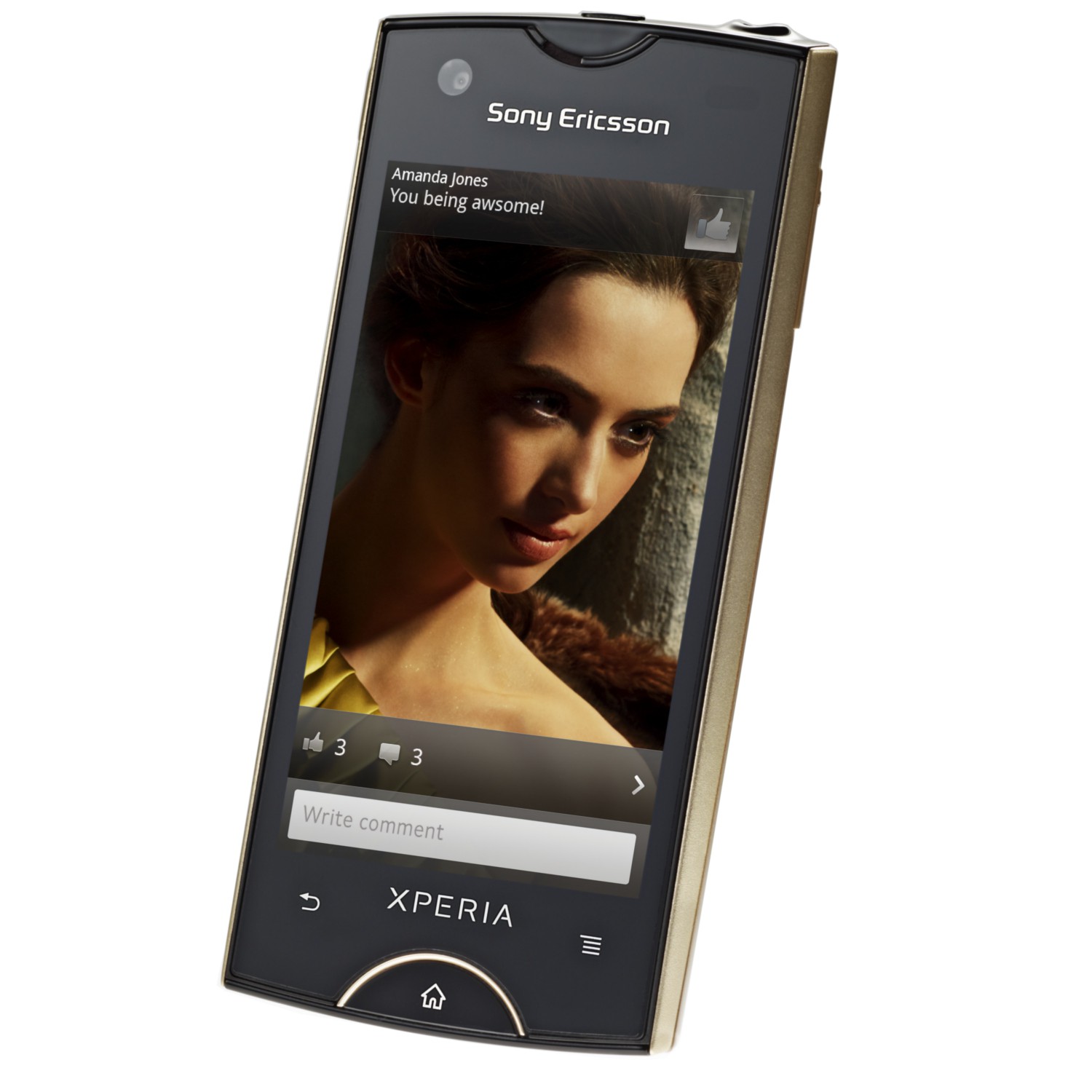 Sony Ericsson Xperia Ray zlat&yacute; (gold) - mobil