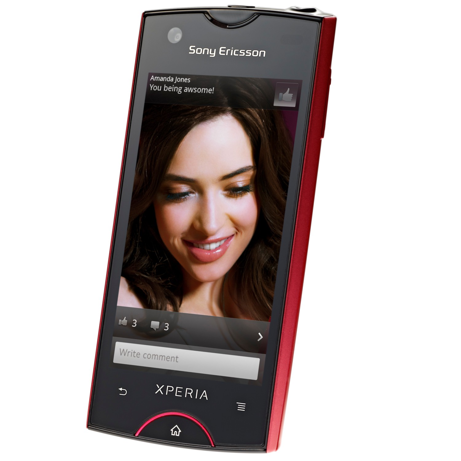 Sony Ericsson Xperia Ray růžov&yacute; (pink) - mobil